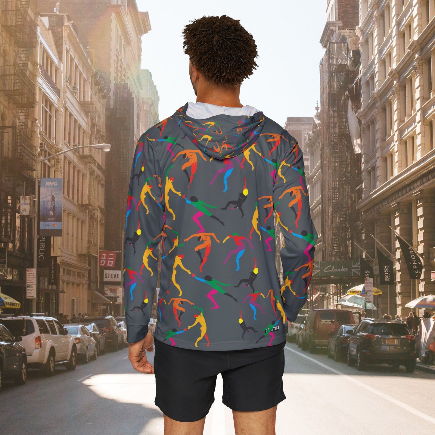 Men's SOLSTICE DANCE Sports white Warmup Hoodie (AOP) gray