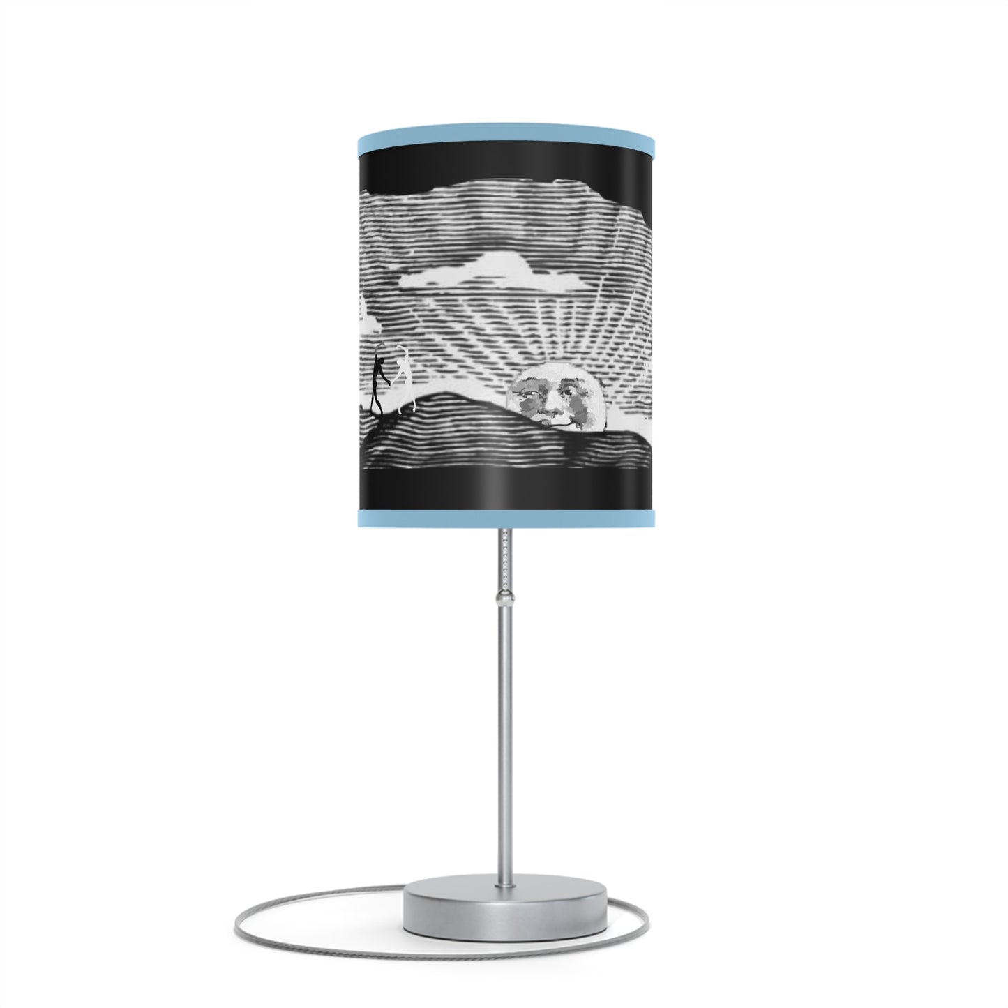Solstice Engraved Sunrise Lamp on a Stand, US|CA plug