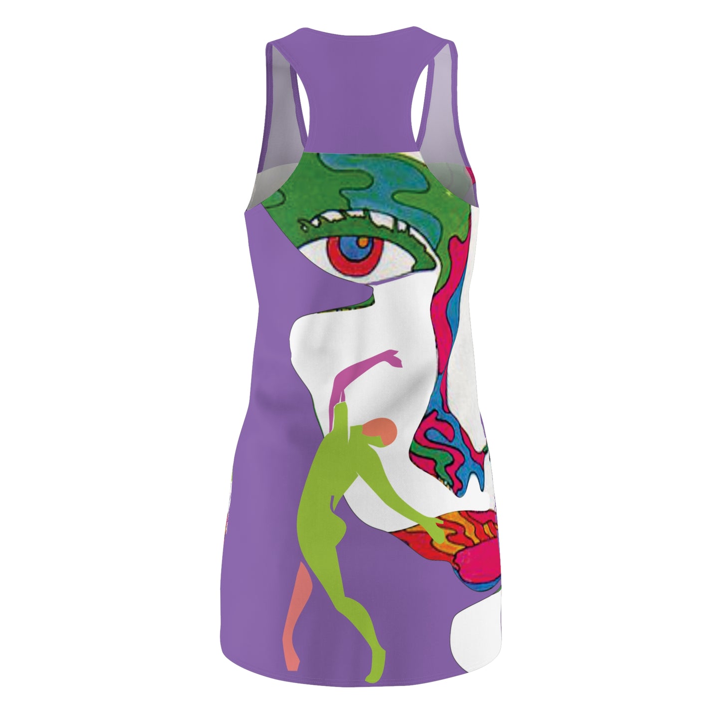 Women's POP ART Cut & Sew Racerback Dress (AOP)