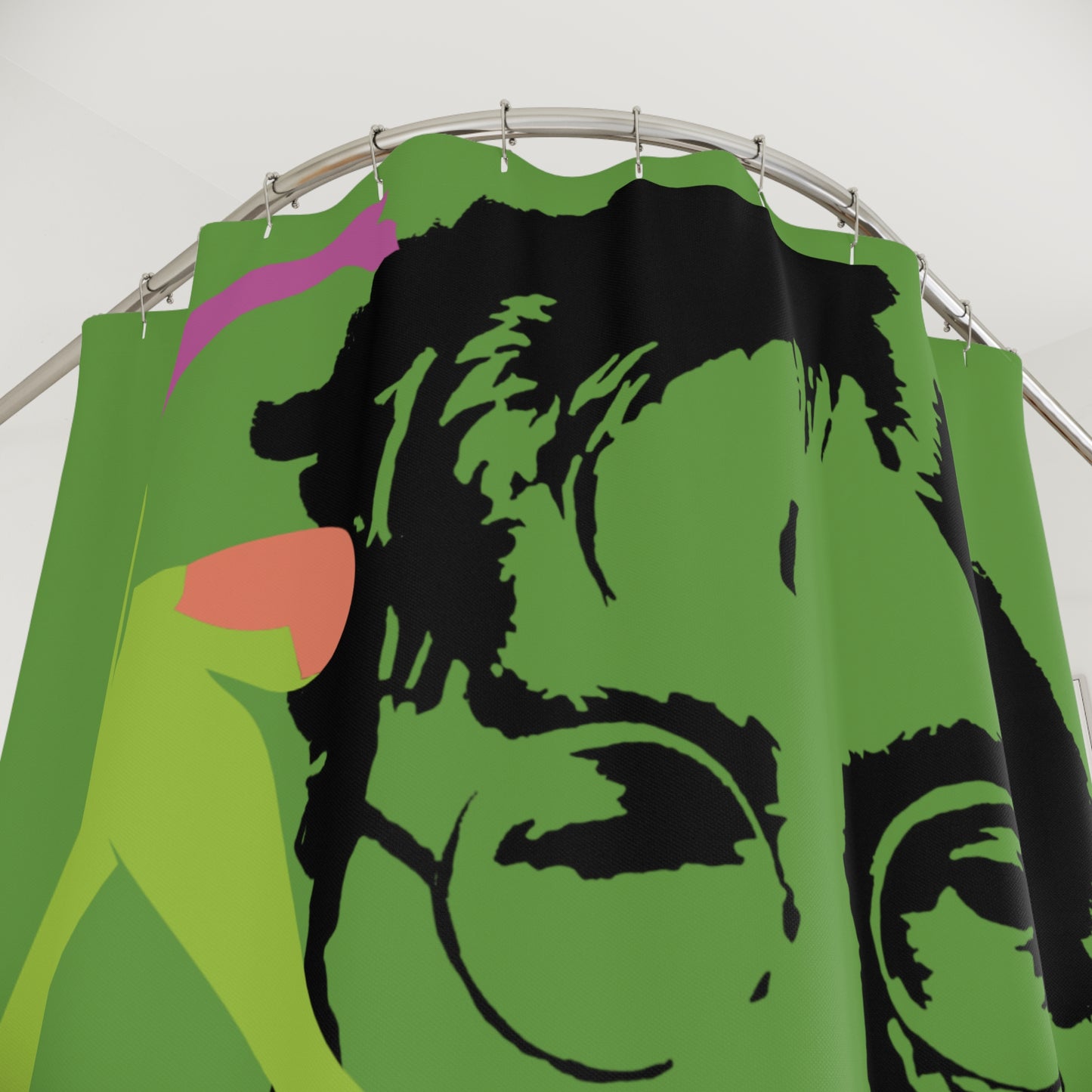 SOLSTICE Lennon Shower Curtain green 6