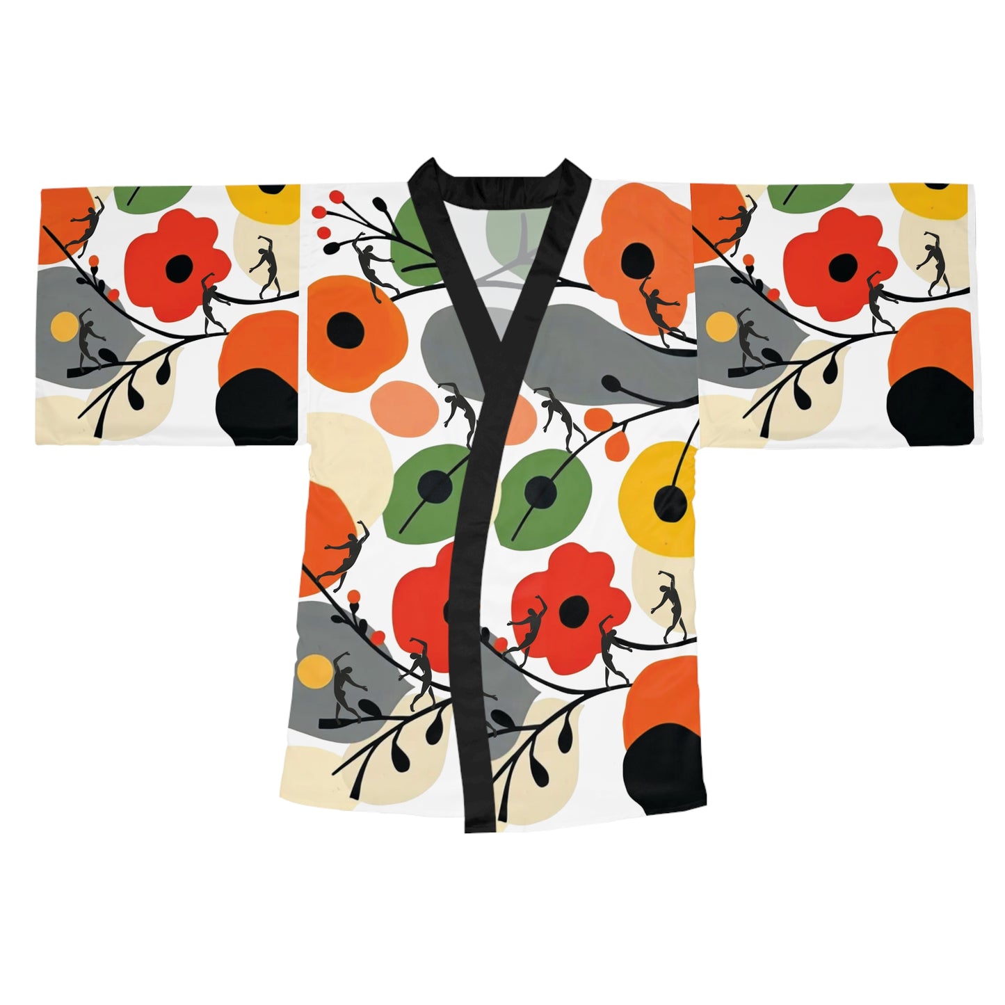 Long Sleeve SOLSTICE FLOWERS Kimono Robe (AOP)