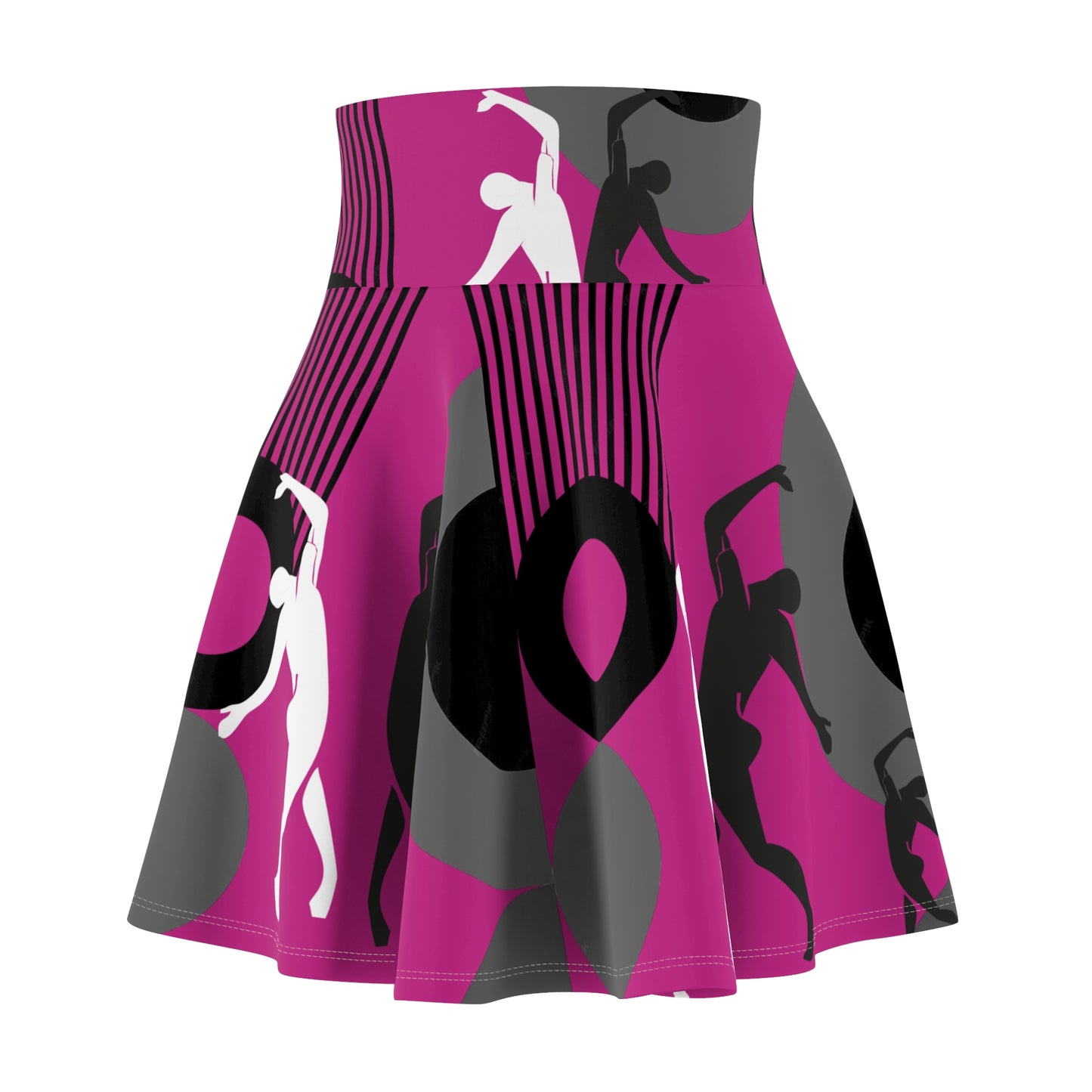 SOLSTICE Bauhaus Skater D Pink Skirt (AOP)