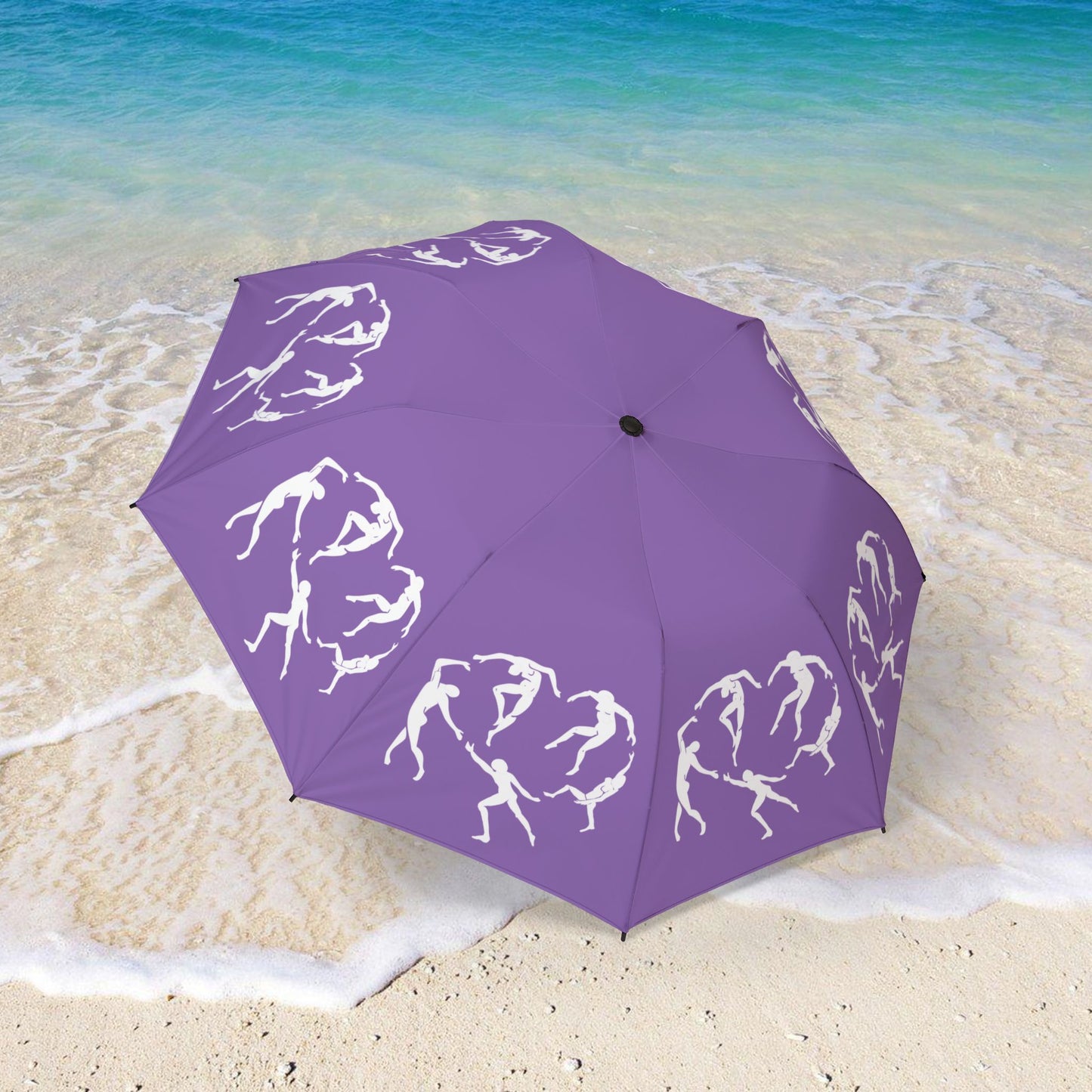 LILAC SOLSTICE DANCE Semi-Automatic Foldable Umbrella