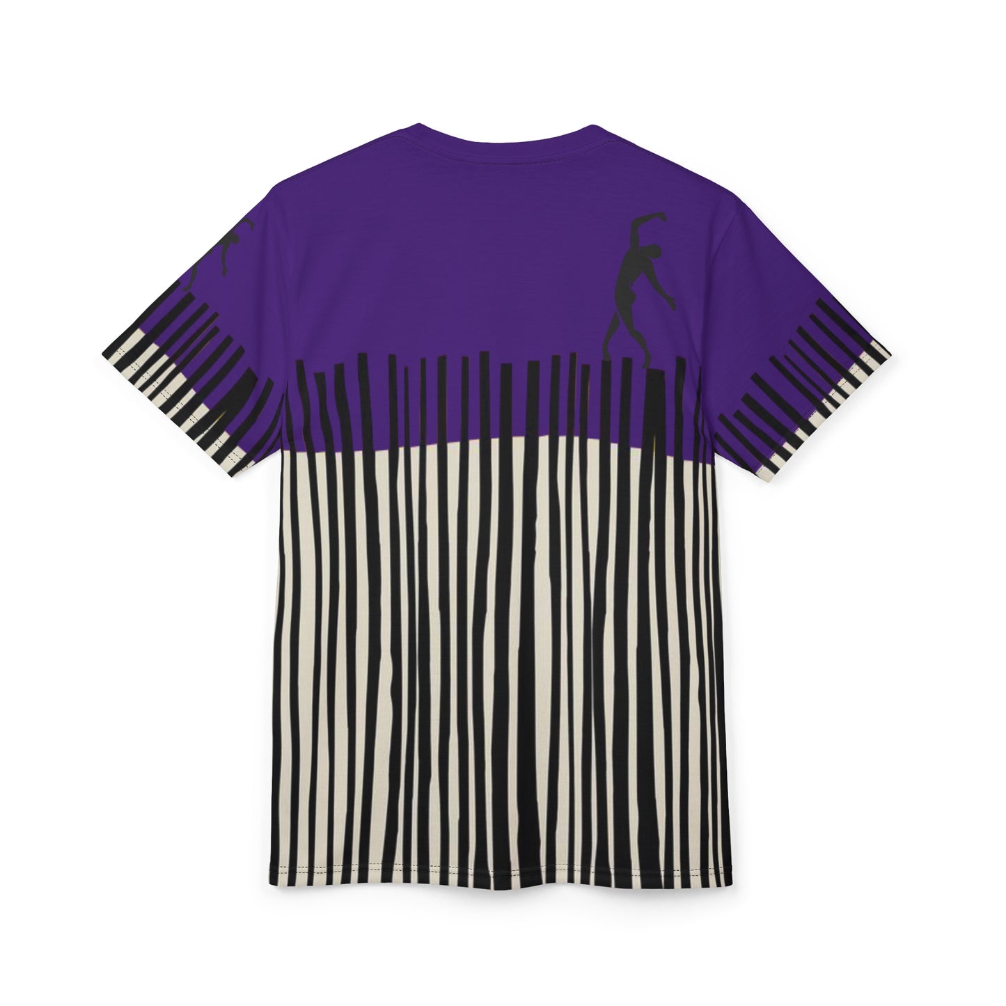 SOLSTICE Bamboo purple Unisex Cut & Sew Tee (AOP)