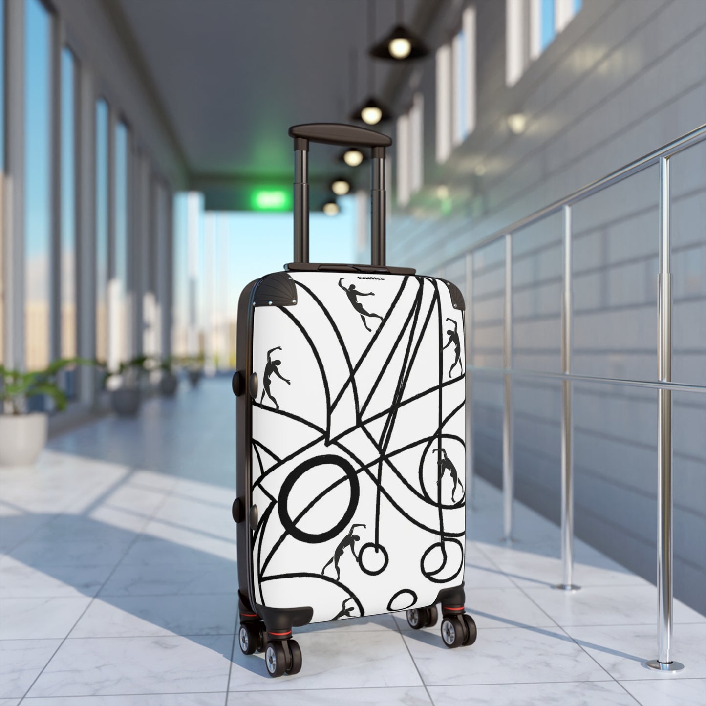 SOLSTICE Calder and Matisse dancers Suitcase