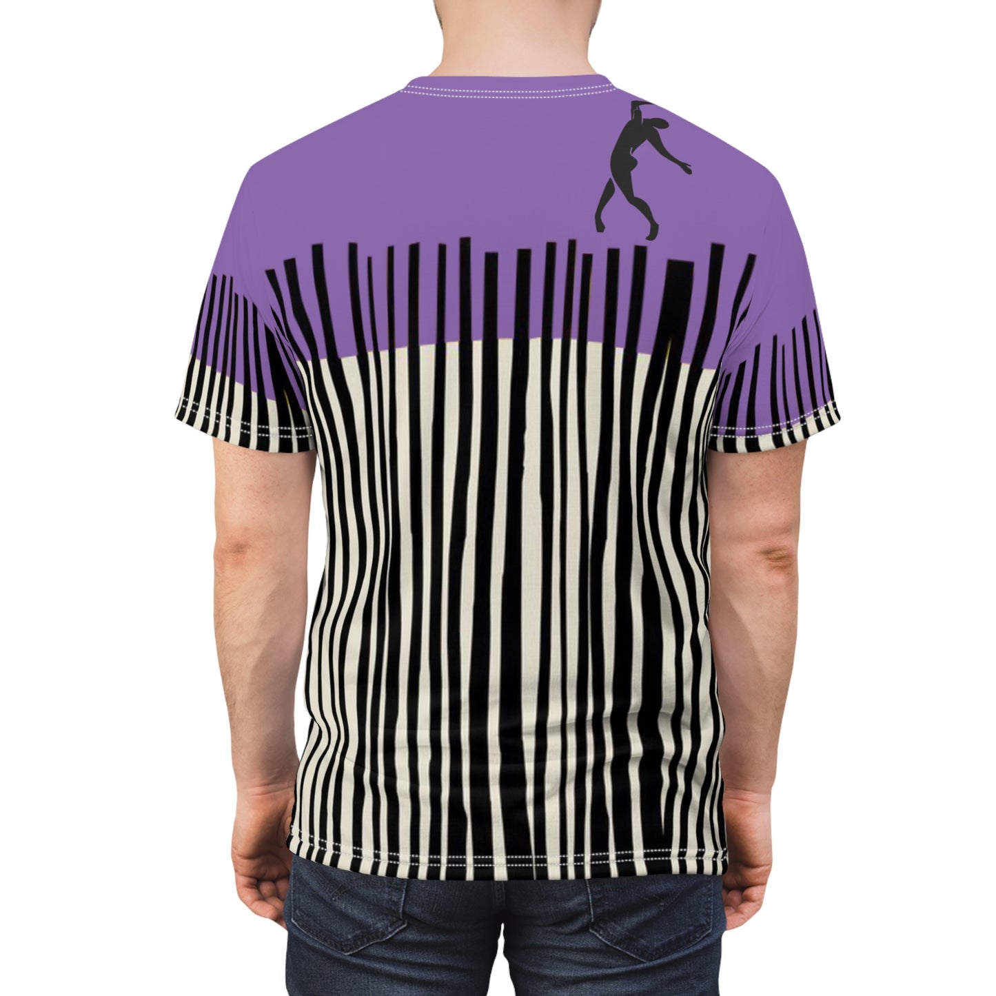 SOLSTICE Bamboo Unisex light purple Cut & Sew Tee (AOP)