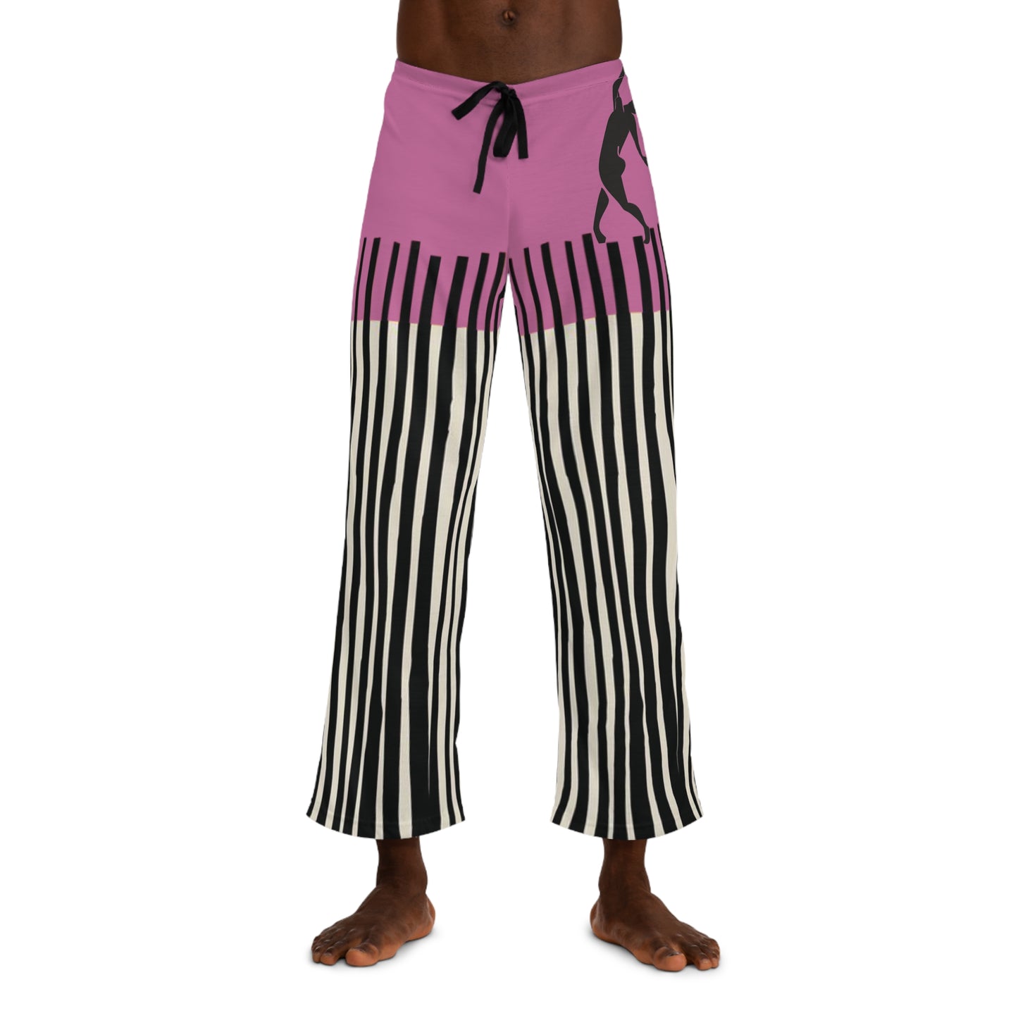 SOLSTICE Bamboo Men's Pajama PINK Pants (AOP)
