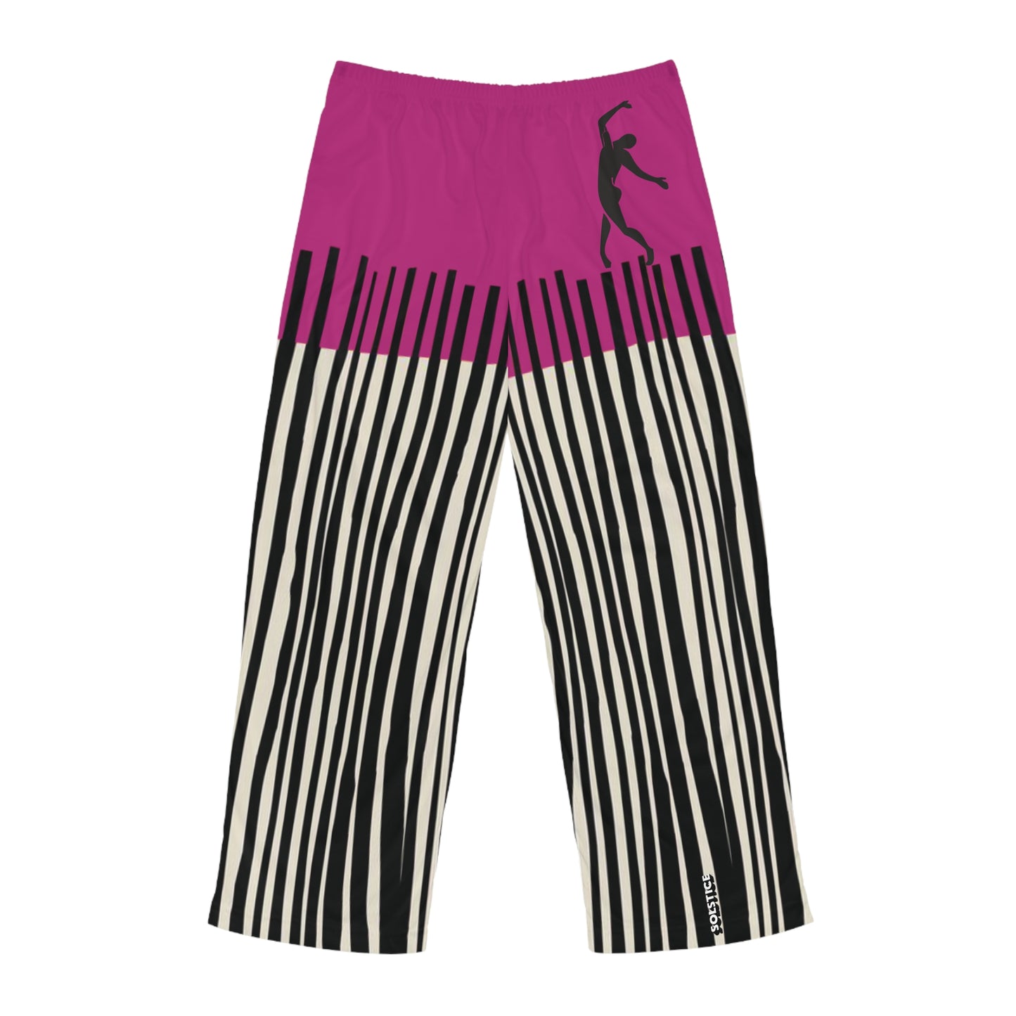 SOLSTICE Bamboo Men's Pajama DARK PINK Pants (AOP)