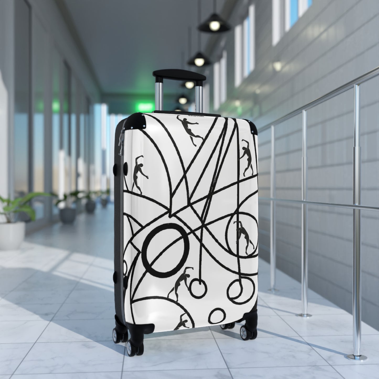 SOLSTICE Calder and Matisse dancers Suitcase