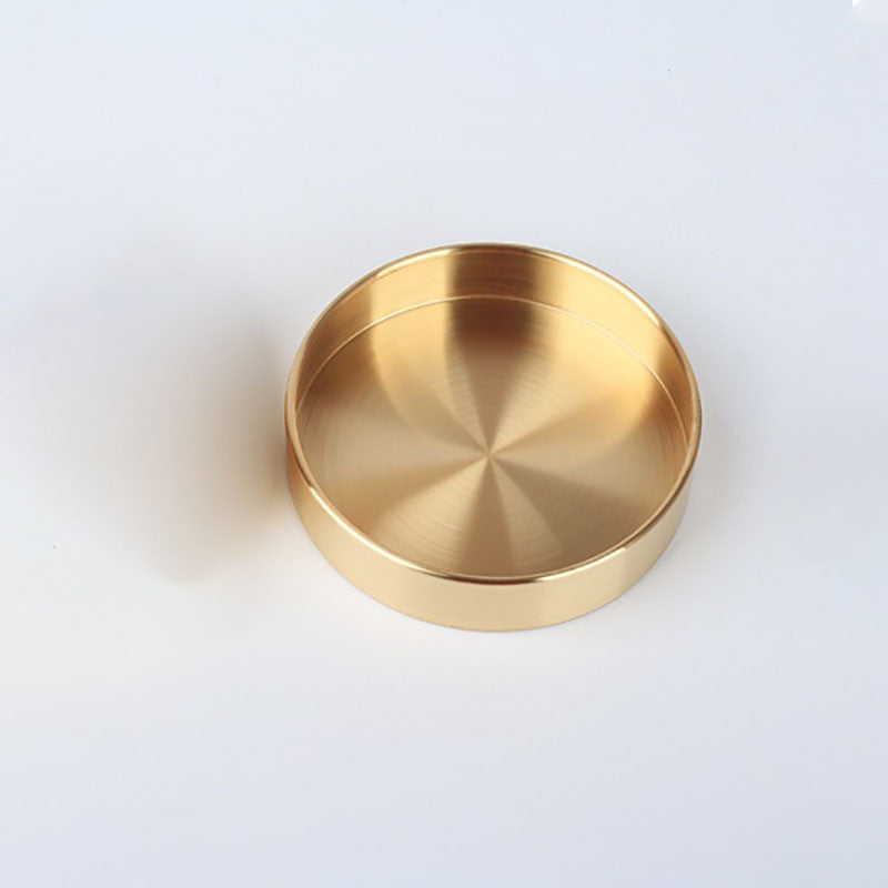 Brass Copper Storage Box Retro Style Storage Ornaments Decorative Jewelry Storage Ashtray Home Office Decoration