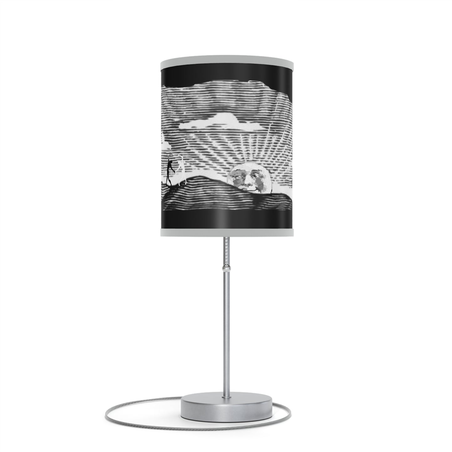 Solstice Engraved Sunrise Lamp on a Stand, US|CA plug