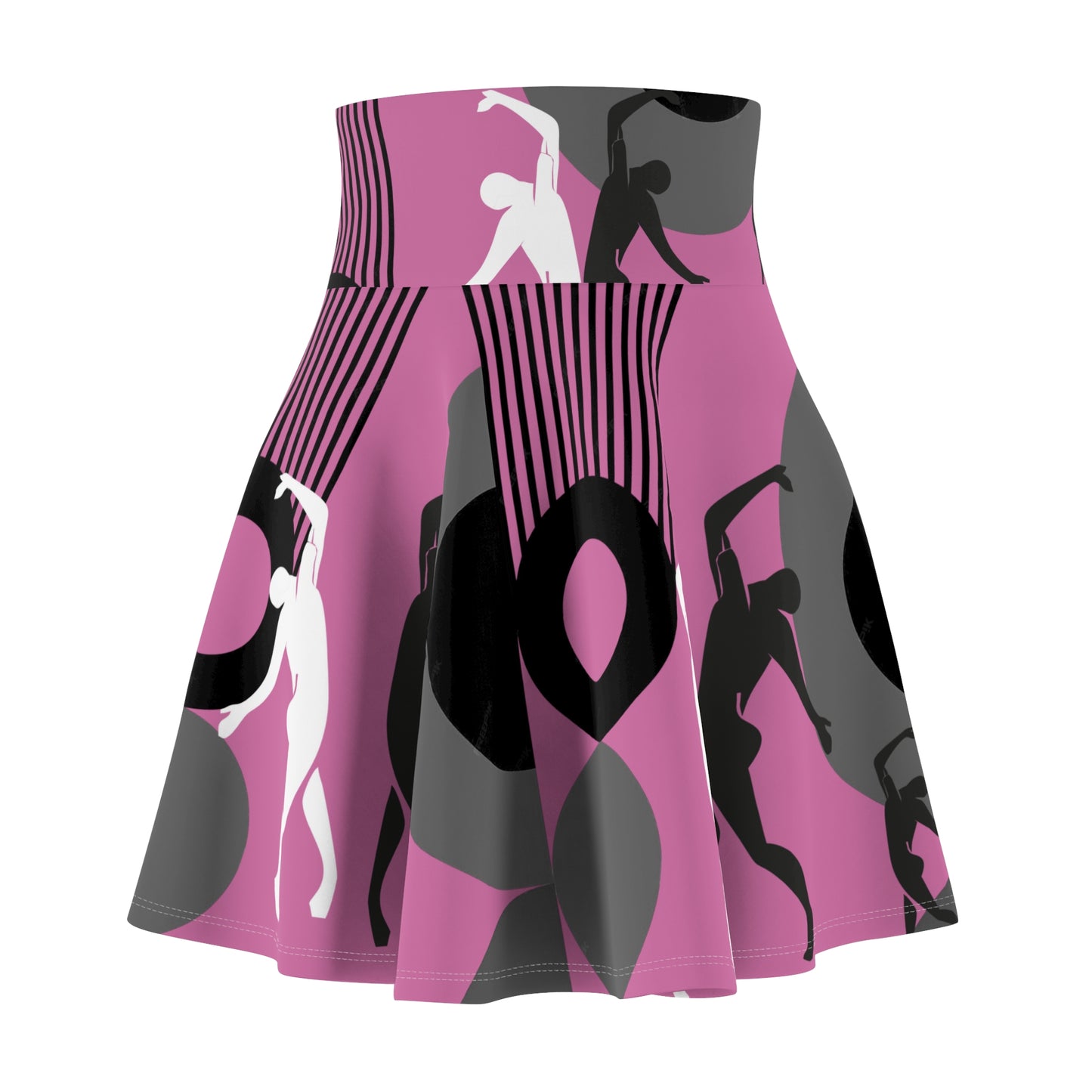 SOLSTICE Bauhaus Skater Pink Skirt (AOP)