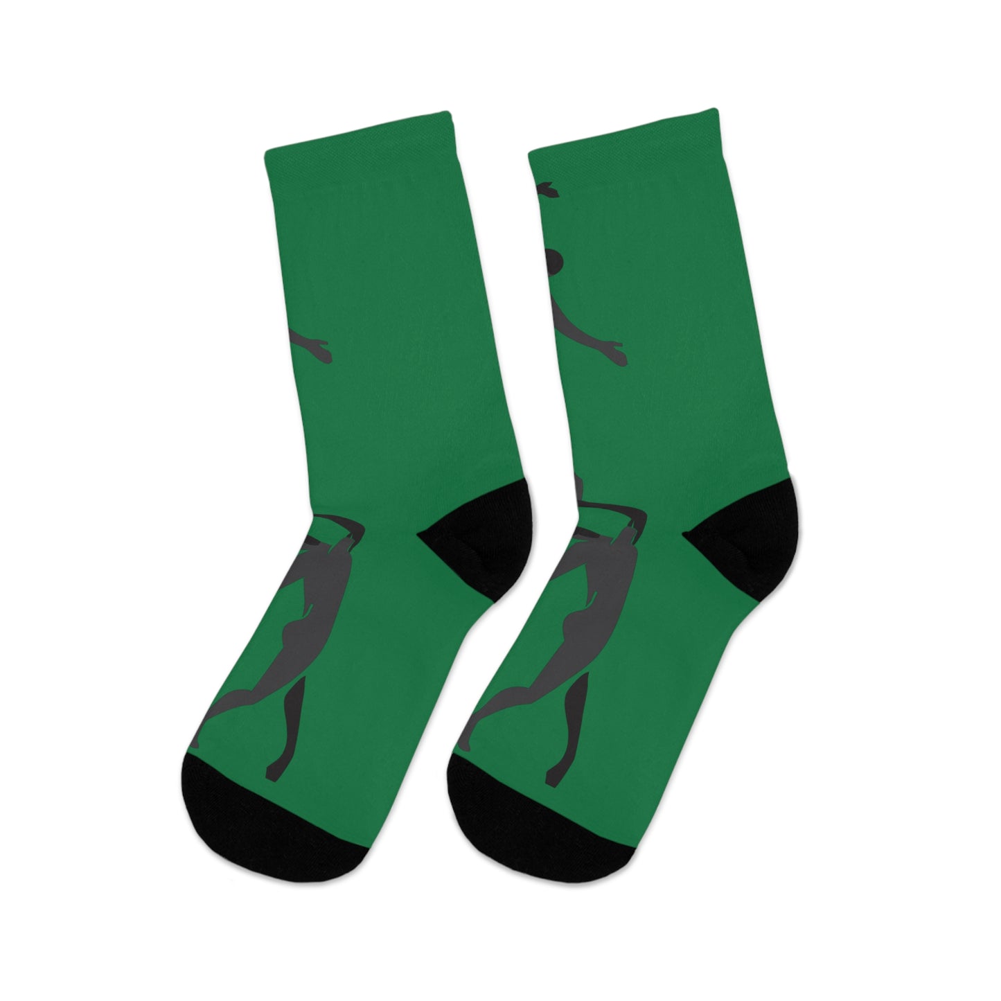 Recycled SOLSTICE Dancer green Poly Socks