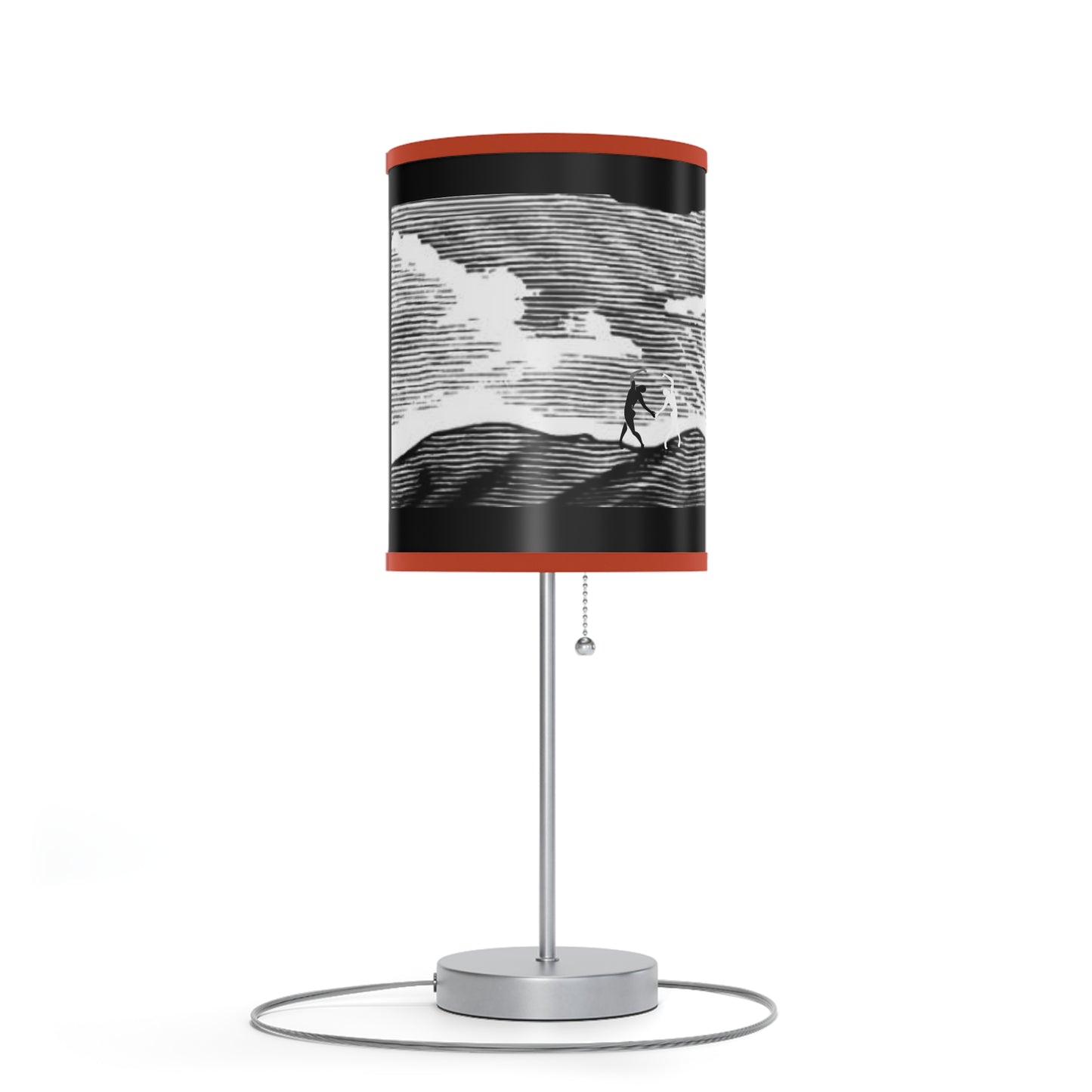 Solstice Engraved Sunrise Lamp on a Stand, US|CA plug