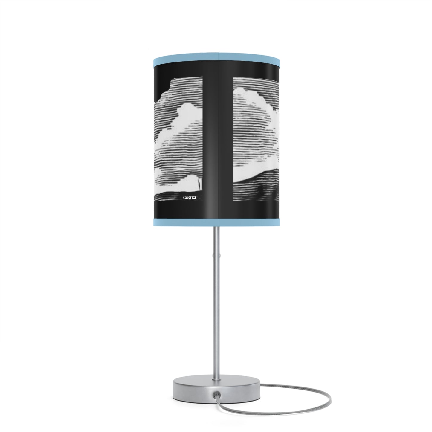 Solstice Engraved Sunrise Lamp on a Stand, US|CA plug