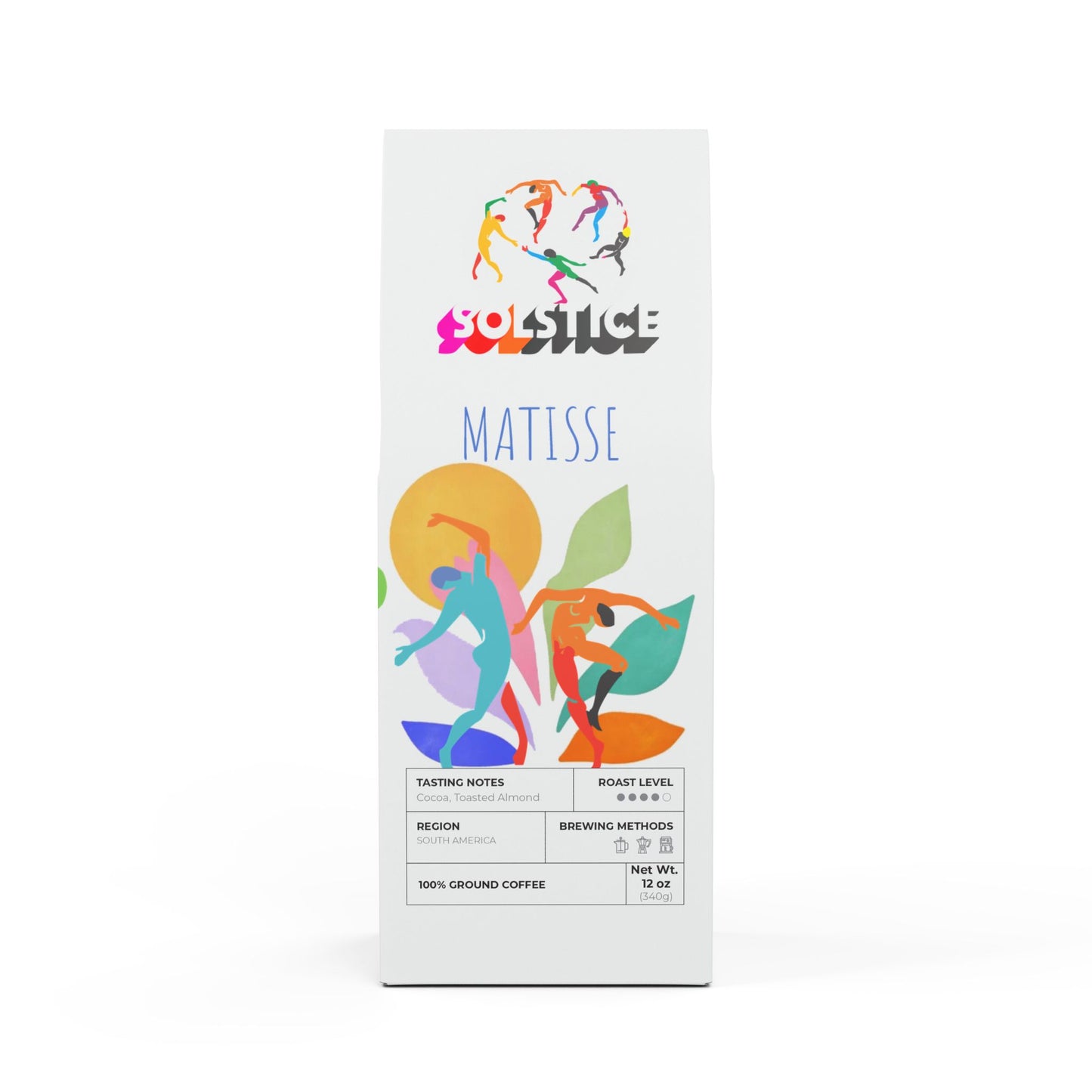 SOLSTICE MATISSE The Artists Coffee Blend (Medium-Dark Roast)