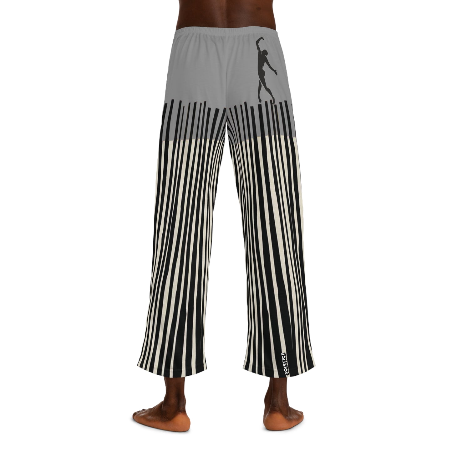 SOLSTICE Bamboo Men's Pajama Grey Pants (AOP)