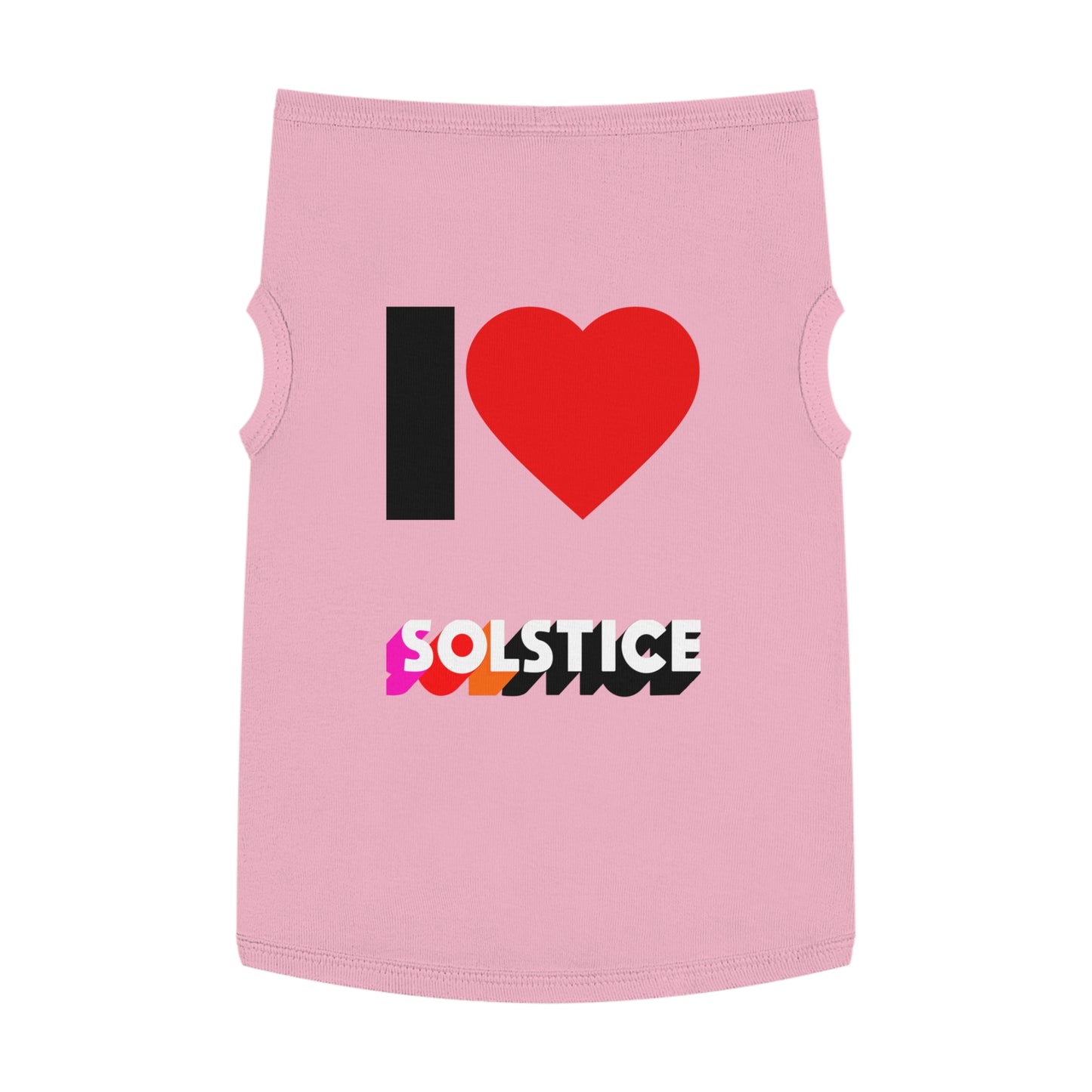 I LOVE SOLSTICE Pet Tank Top