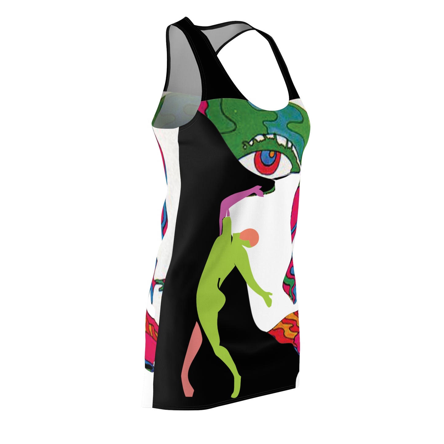 Women's POP ART Cut & Sew Racerback Dress (AOP)