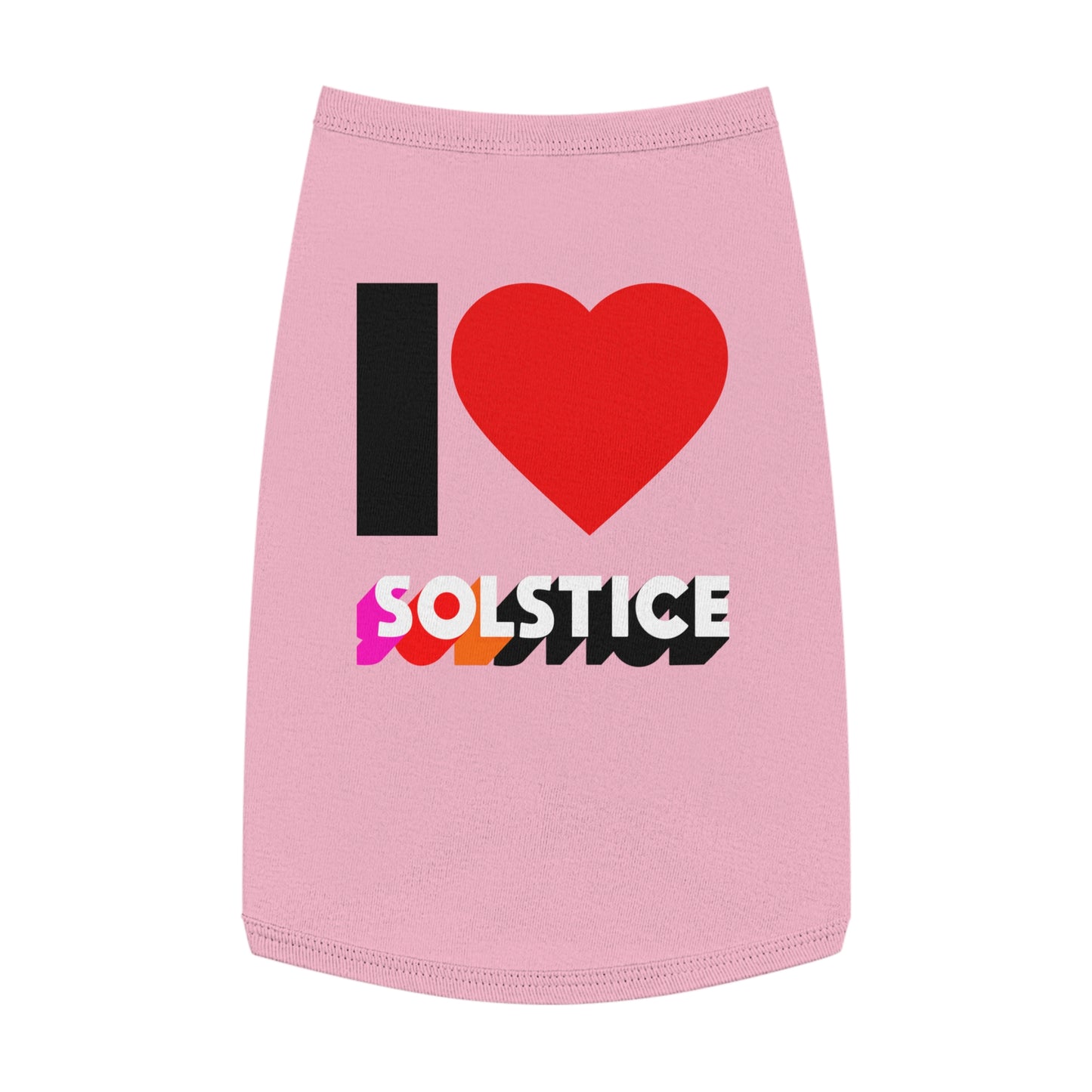 I LOVE SOLSTICE Pet Tank Top