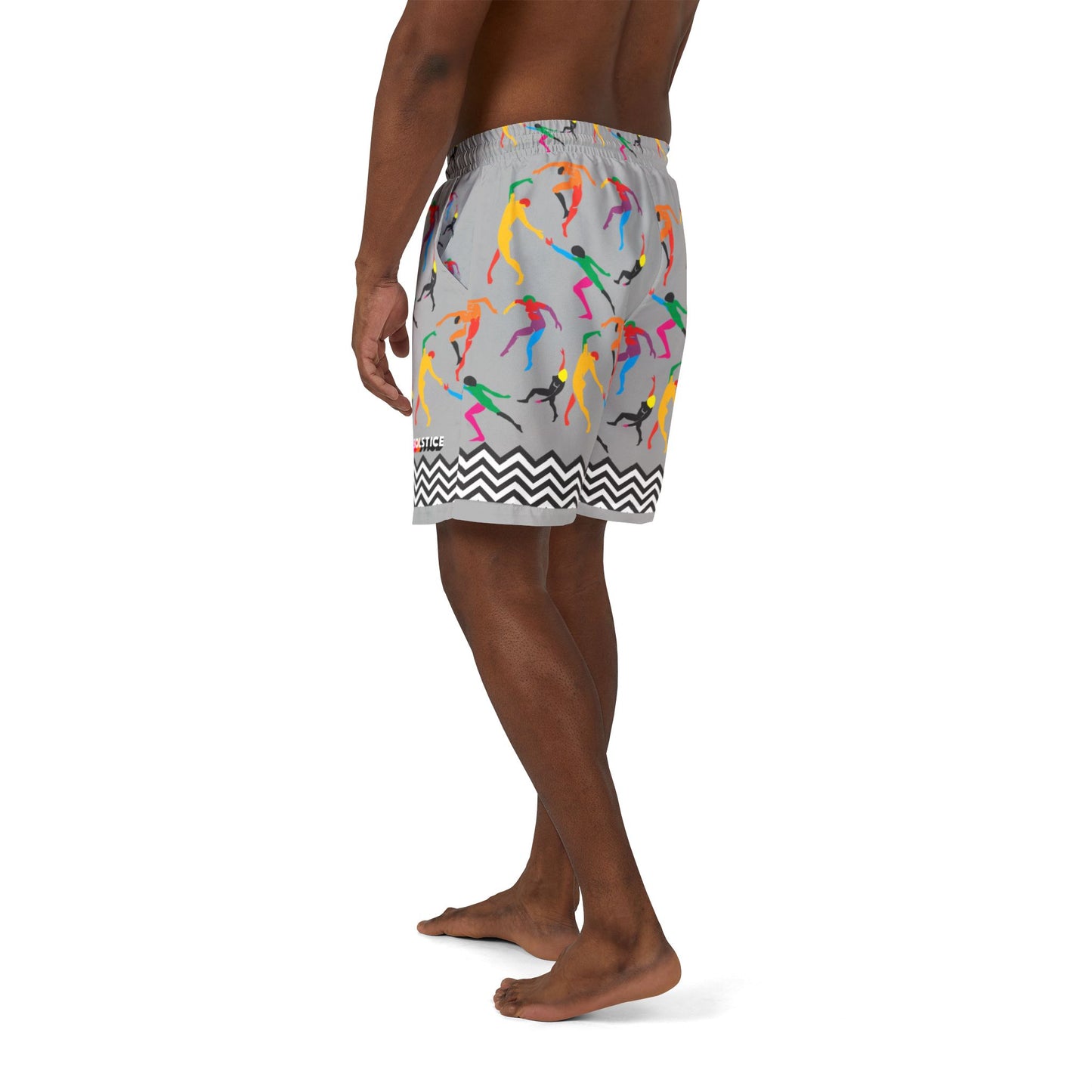 SOLSTICE DANCE Swim Gray Shorts (AOP)