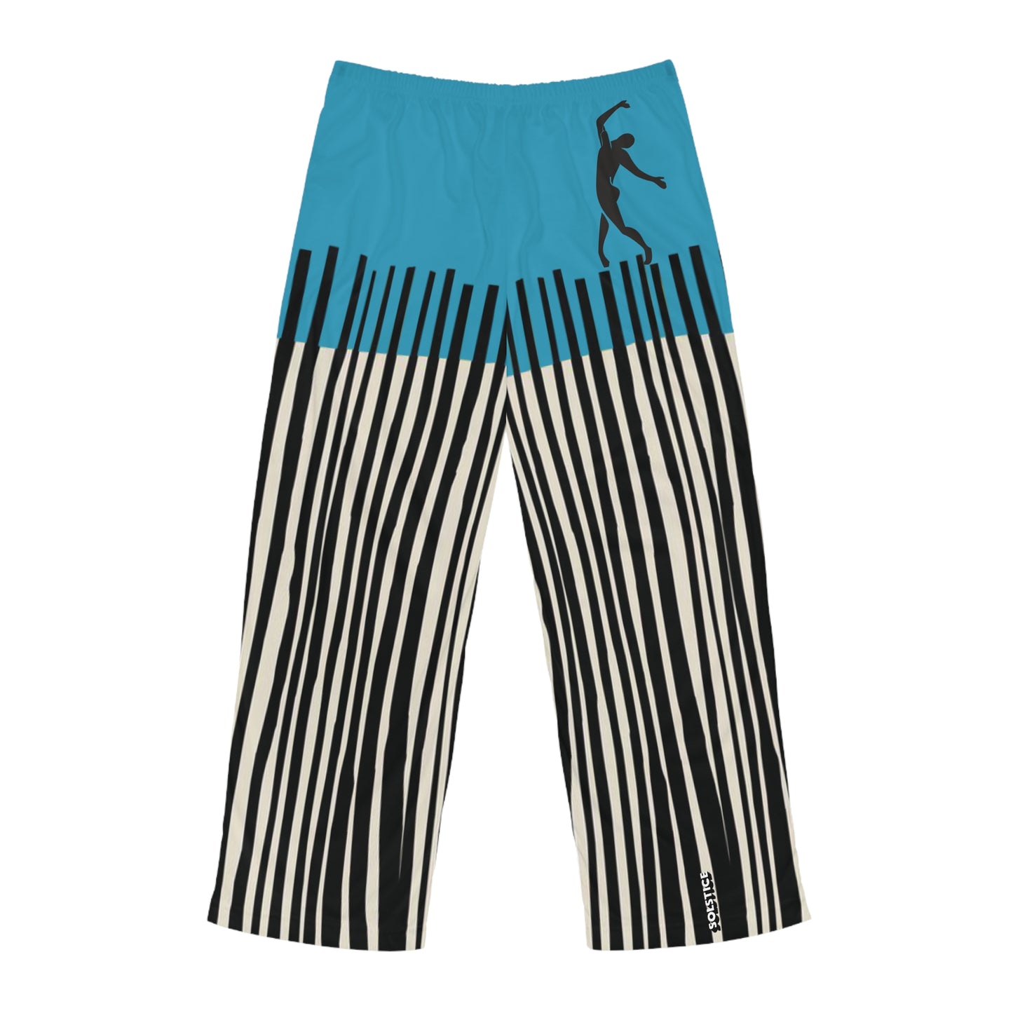 SOLSTICE Bamboo Men's Pajama Turquoise Pants (AOP)