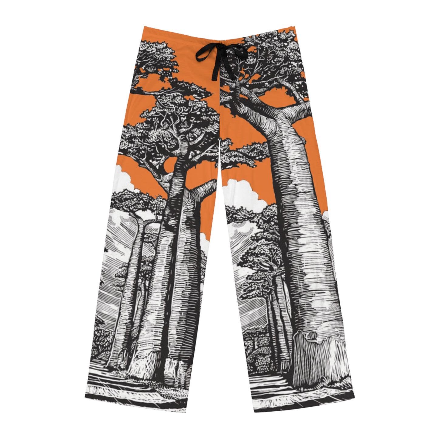 SOLSTICE Baobab orange Men's Pajama Pants (AOP)
