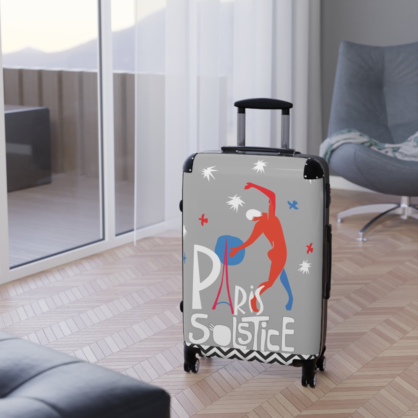 SOLSTICE Paris Suitcase GREY