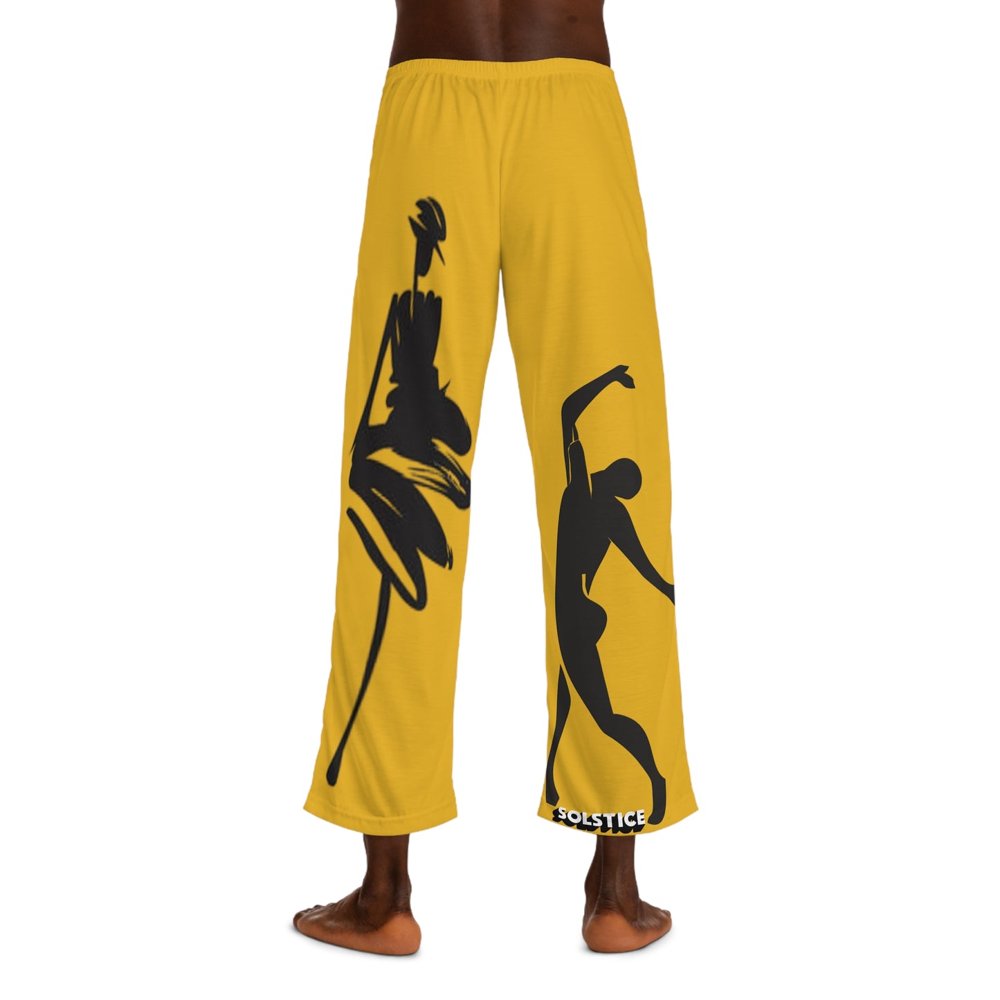 SOLSTICE Fashionist 2 Men's Pajama Yellow Pants (AOP)
