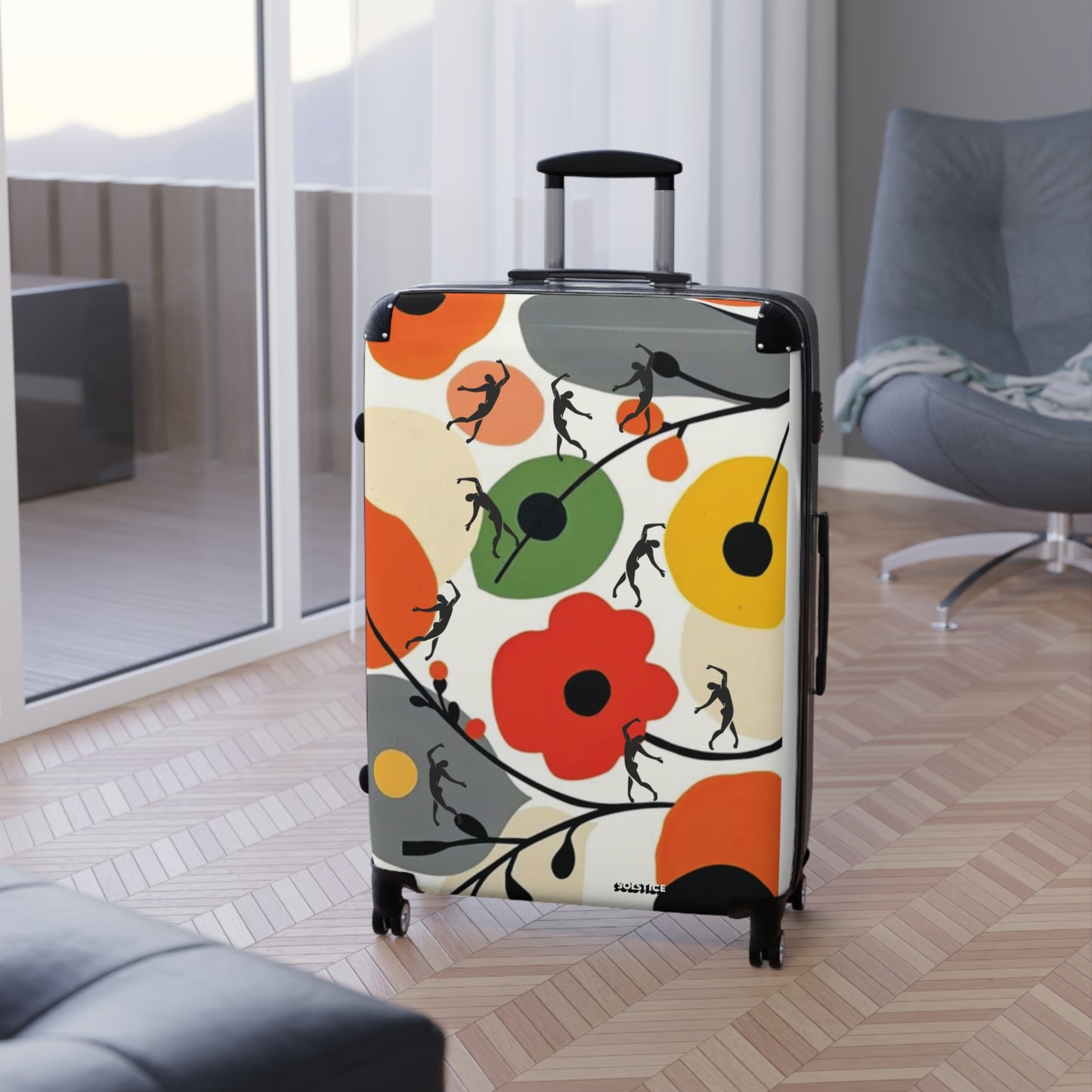 SOLSTICE Matisse flowers chic Suitcase