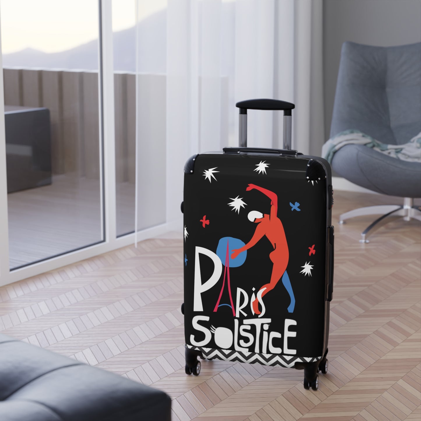 SOLSTICE Paris Suitcase BLACK