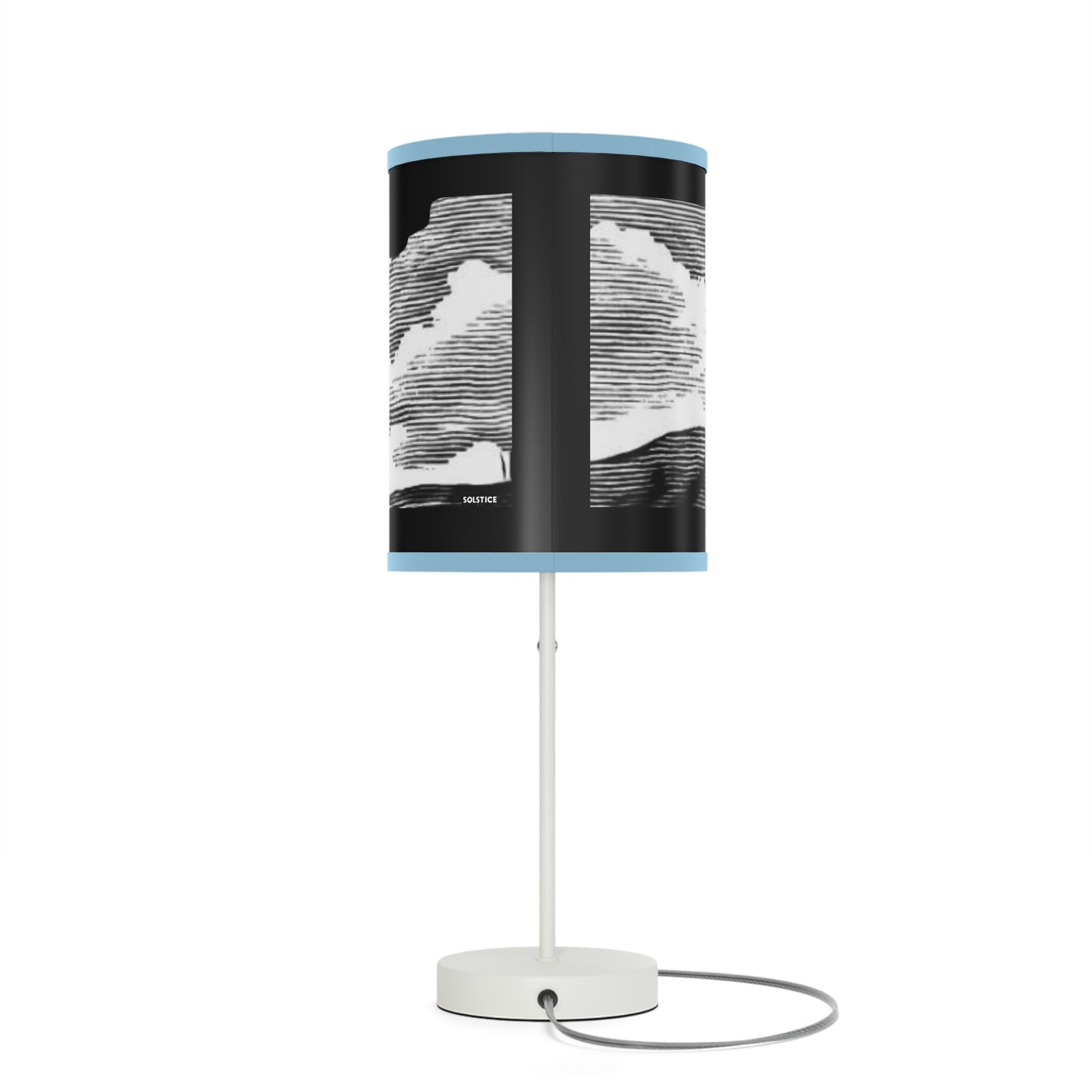 Solstice Engraved Sunrise Lamp on a Stand, US|CA plug