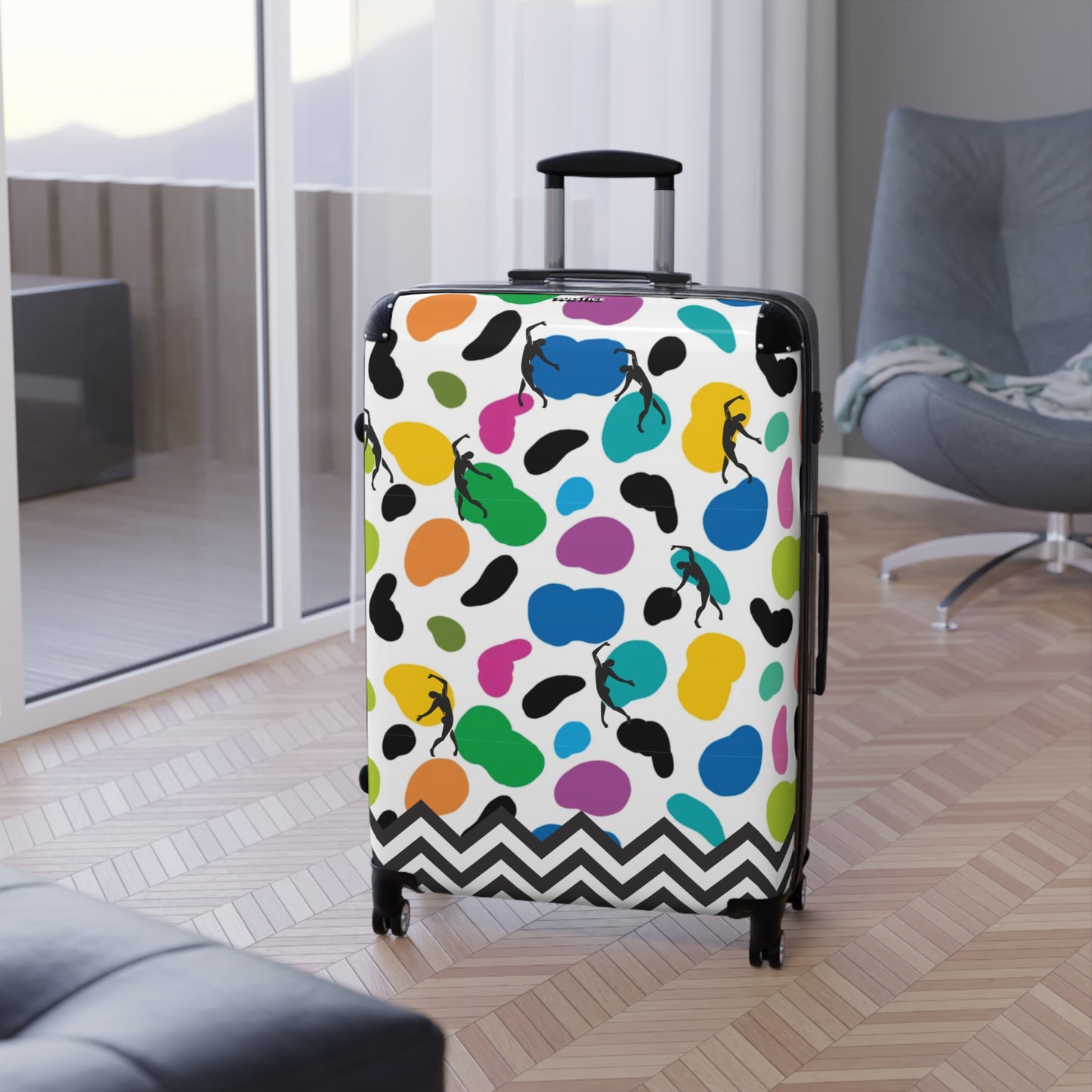 SOLSTICE Animal print Matisse dancers Suitcase