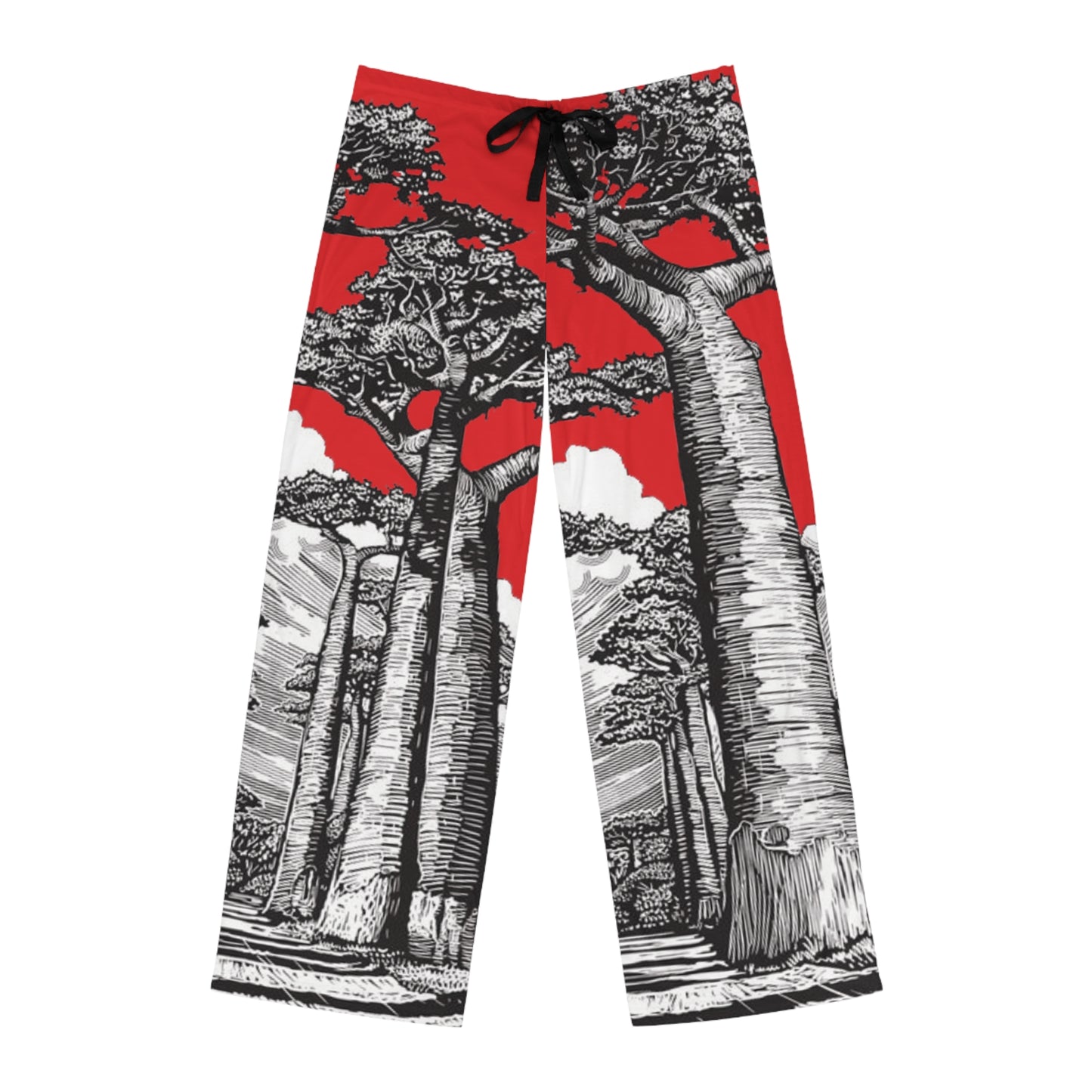 SOLSTICE Baobab Red Men's Pajama Pants (AOP)