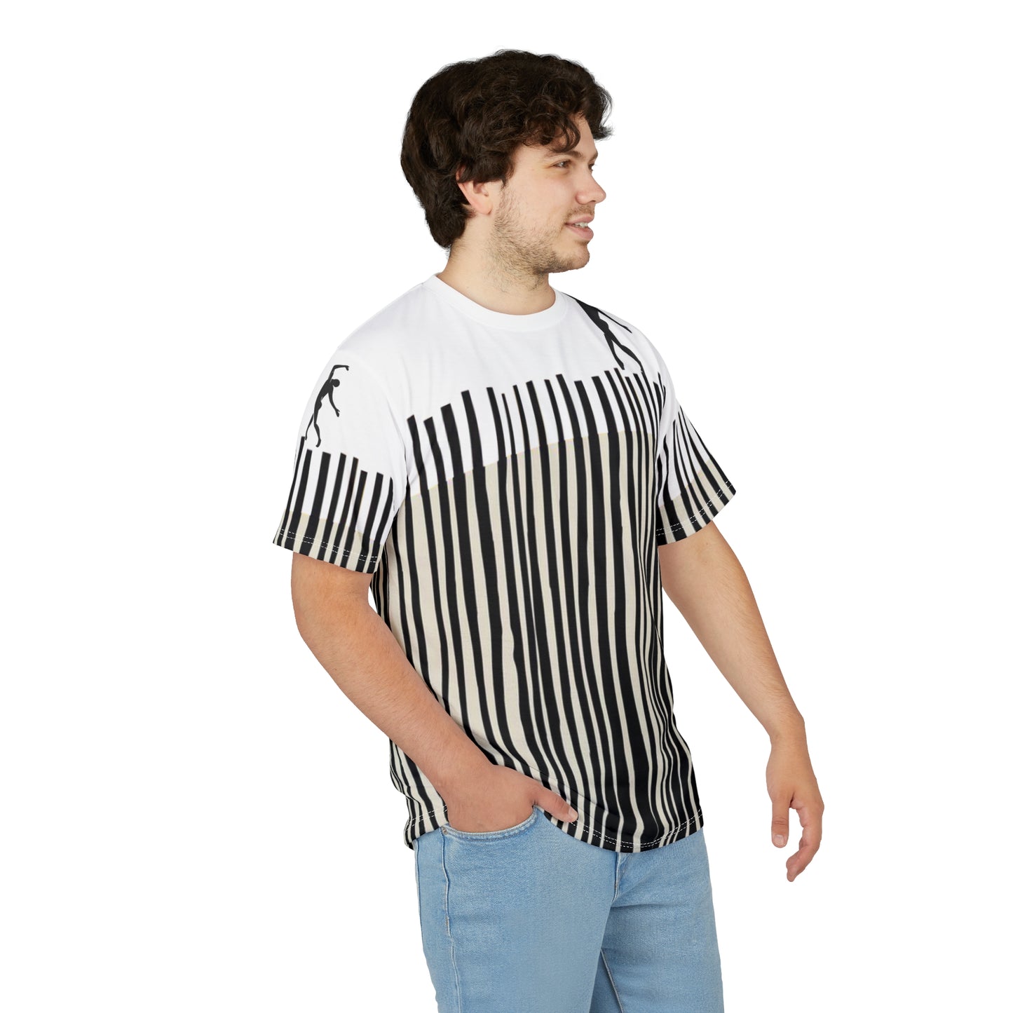 SOLSTICE Bamboo Unisex white Cut & Sew Tee (AOP)