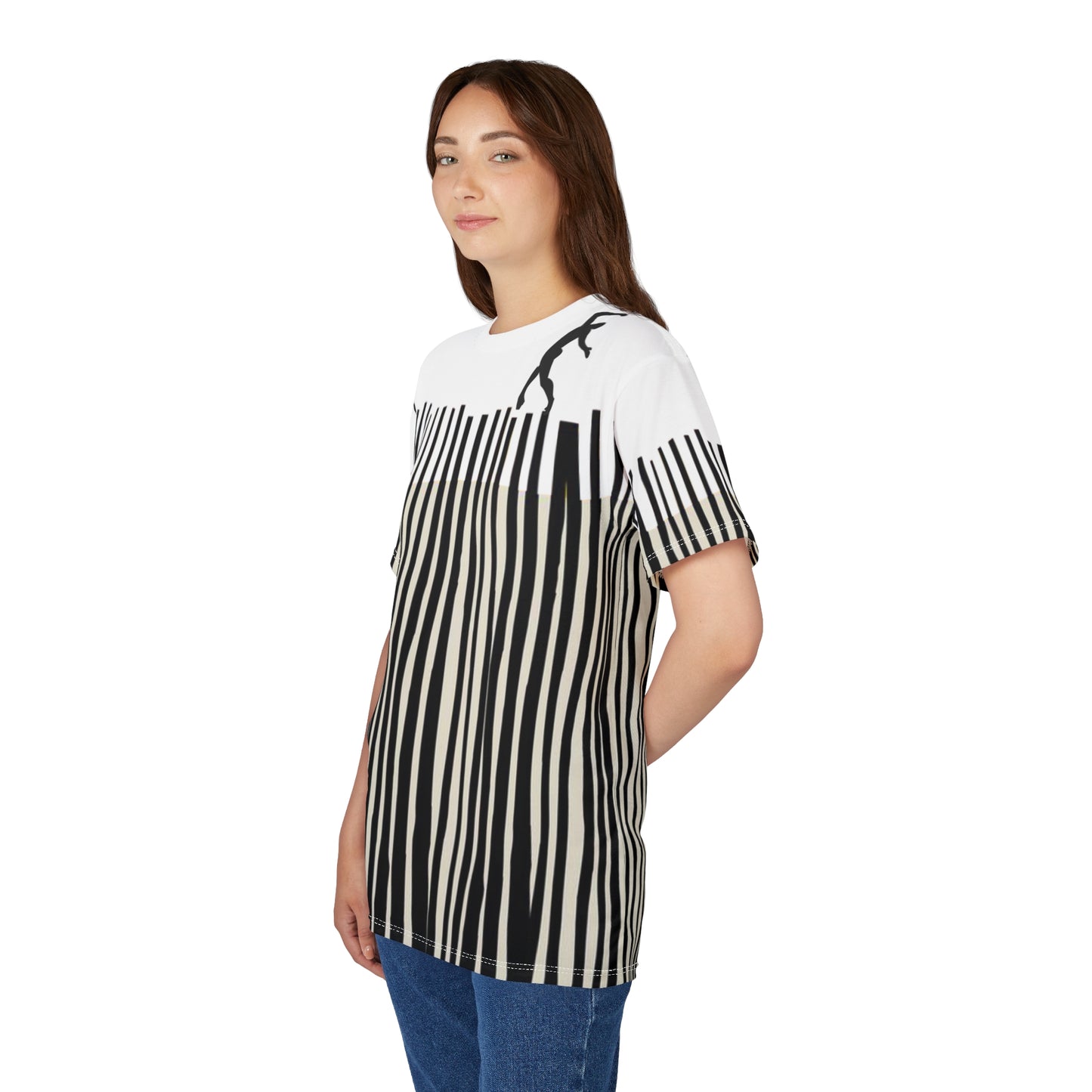 SOLSTICE Bamboo Unisex white Cut & Sew Tee (AOP)