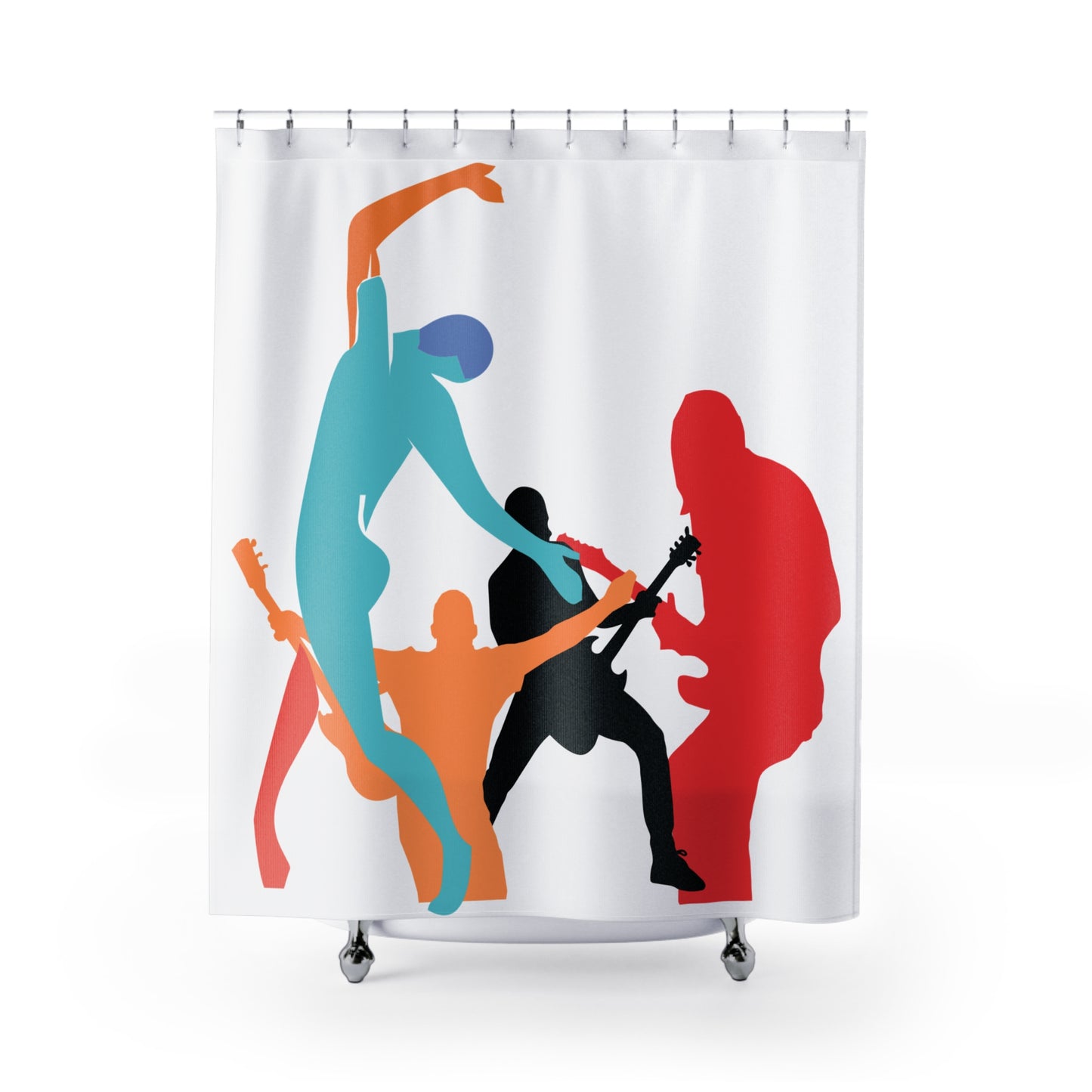 SOLSTICE dancer Shower Curtain band 1