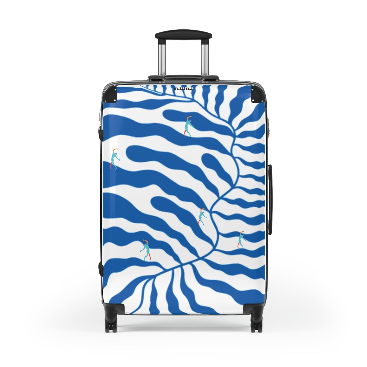 SOLSTICE Matisse blue leave with dancers Suitcase