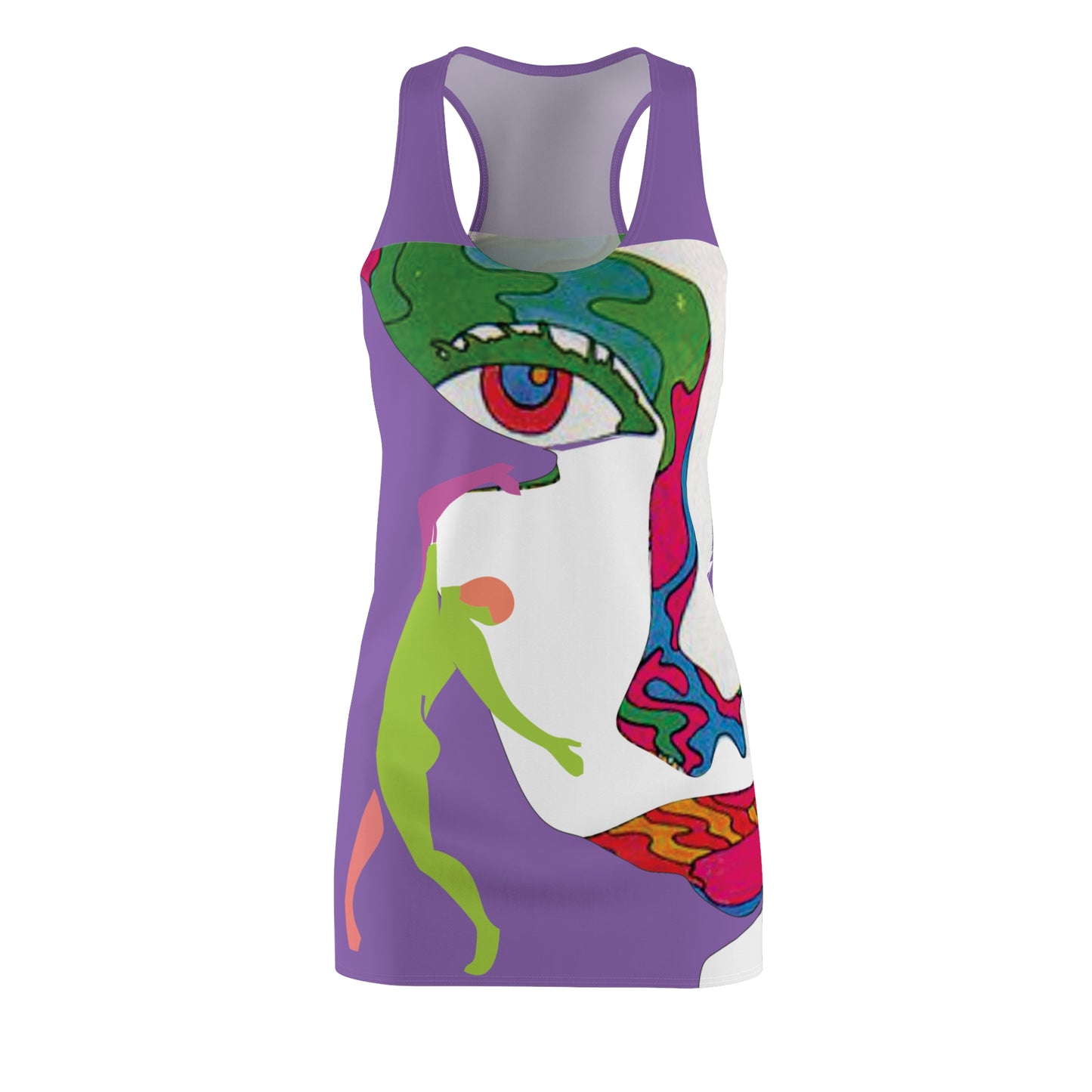 Women's POP ART Cut & Sew Racerback Dress (AOP)