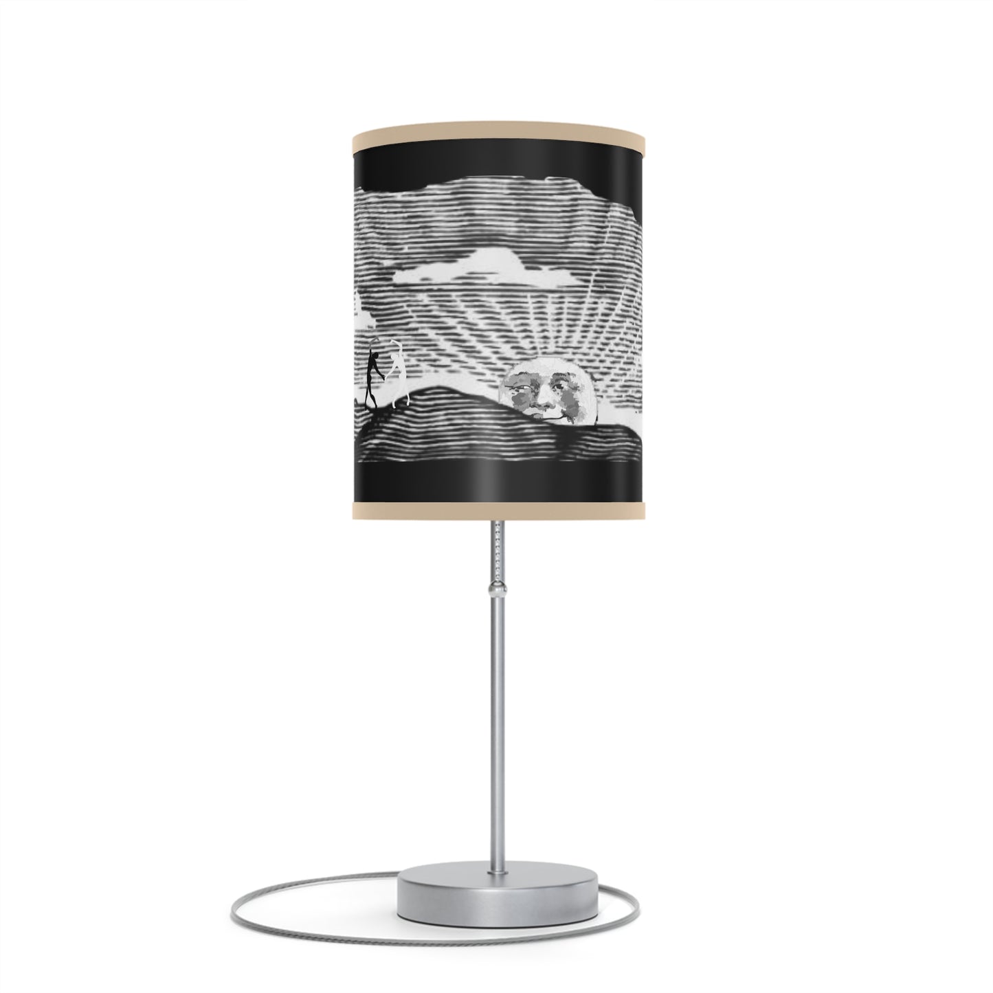 Solstice Engraved Sunrise Lamp on a Stand, US|CA plug