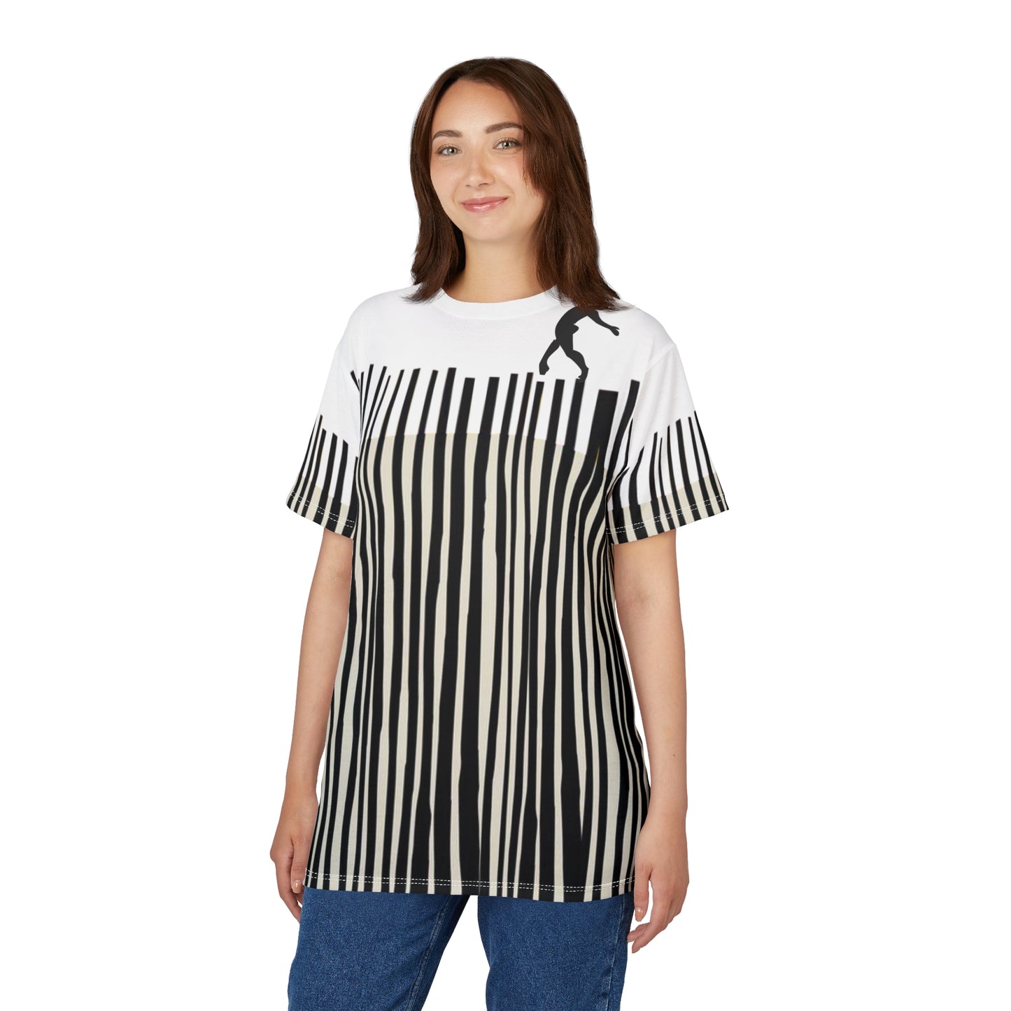 SOLSTICE Bamboo Unisex white Cut & Sew Tee (AOP)