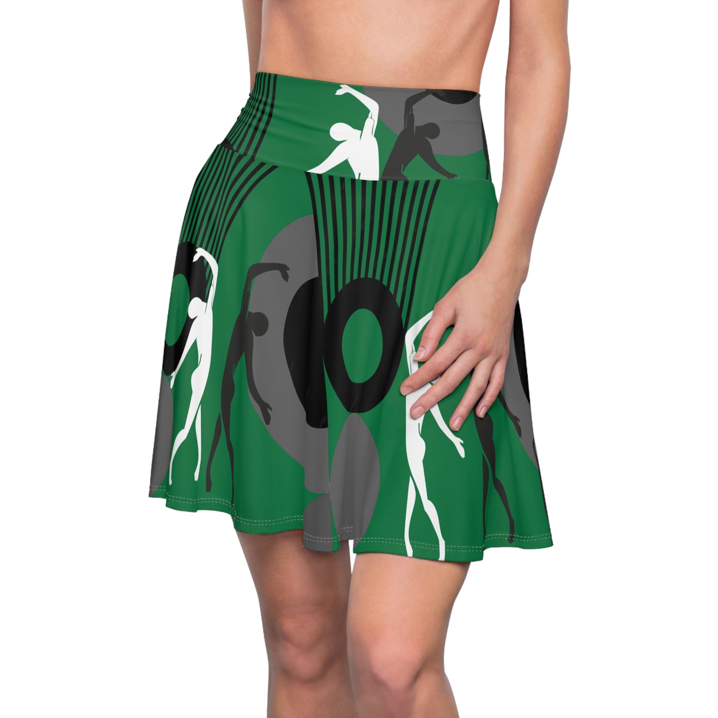 SOLSTICE Bauhaus Skater Pink Skirt (AOP)