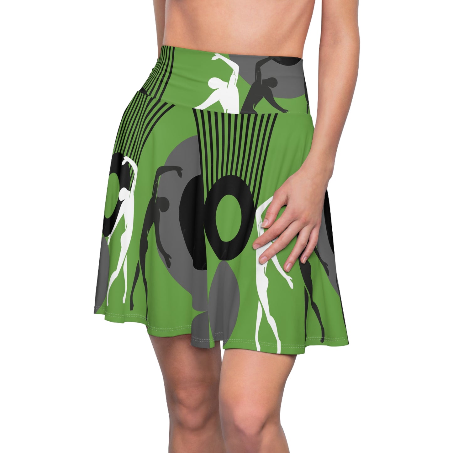 SOLSTICE Bauhaus Skater Pink Skirt (AOP)