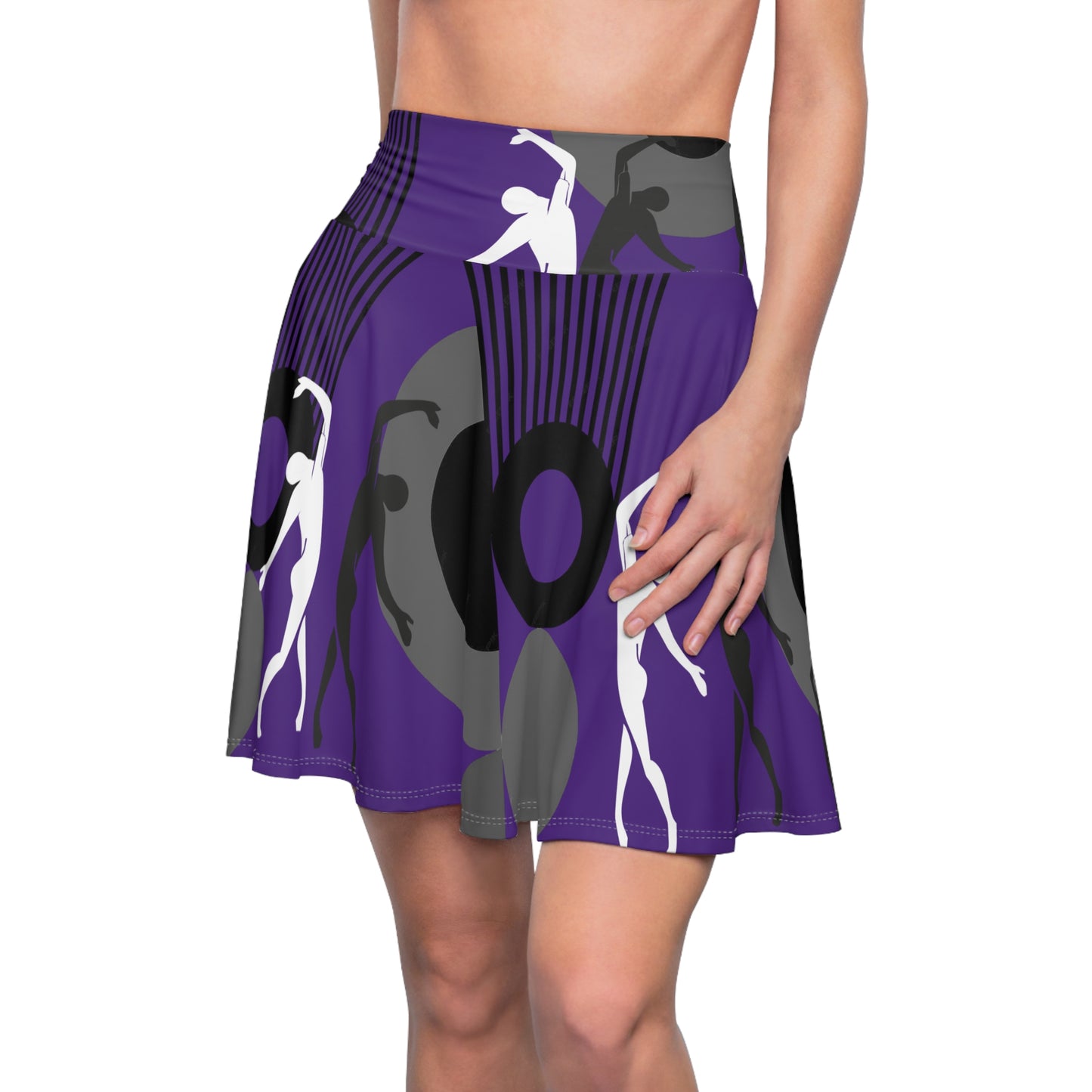 SOLSTICE Bauhaus Skater Pink Skirt (AOP)