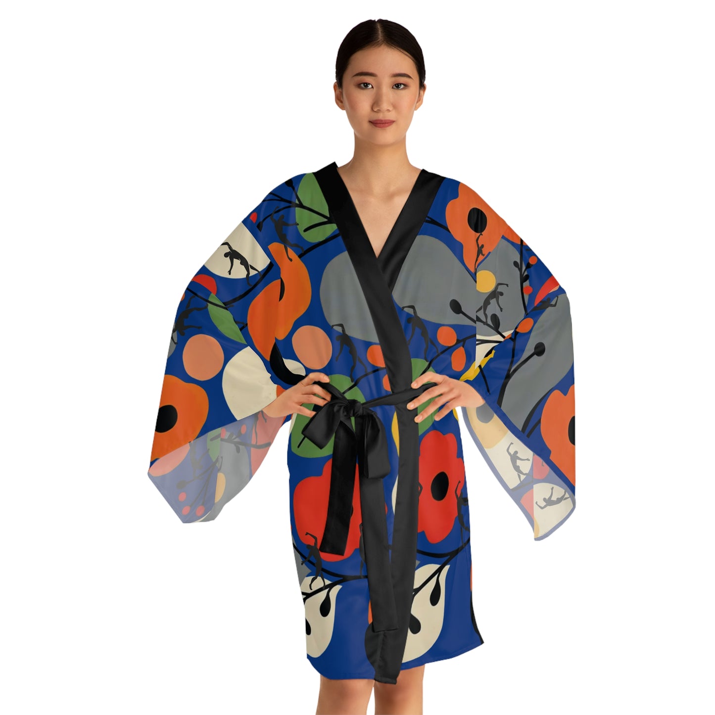 Long Sleeve SOLSTICE FLOWERS Kimono Robe (AOP)