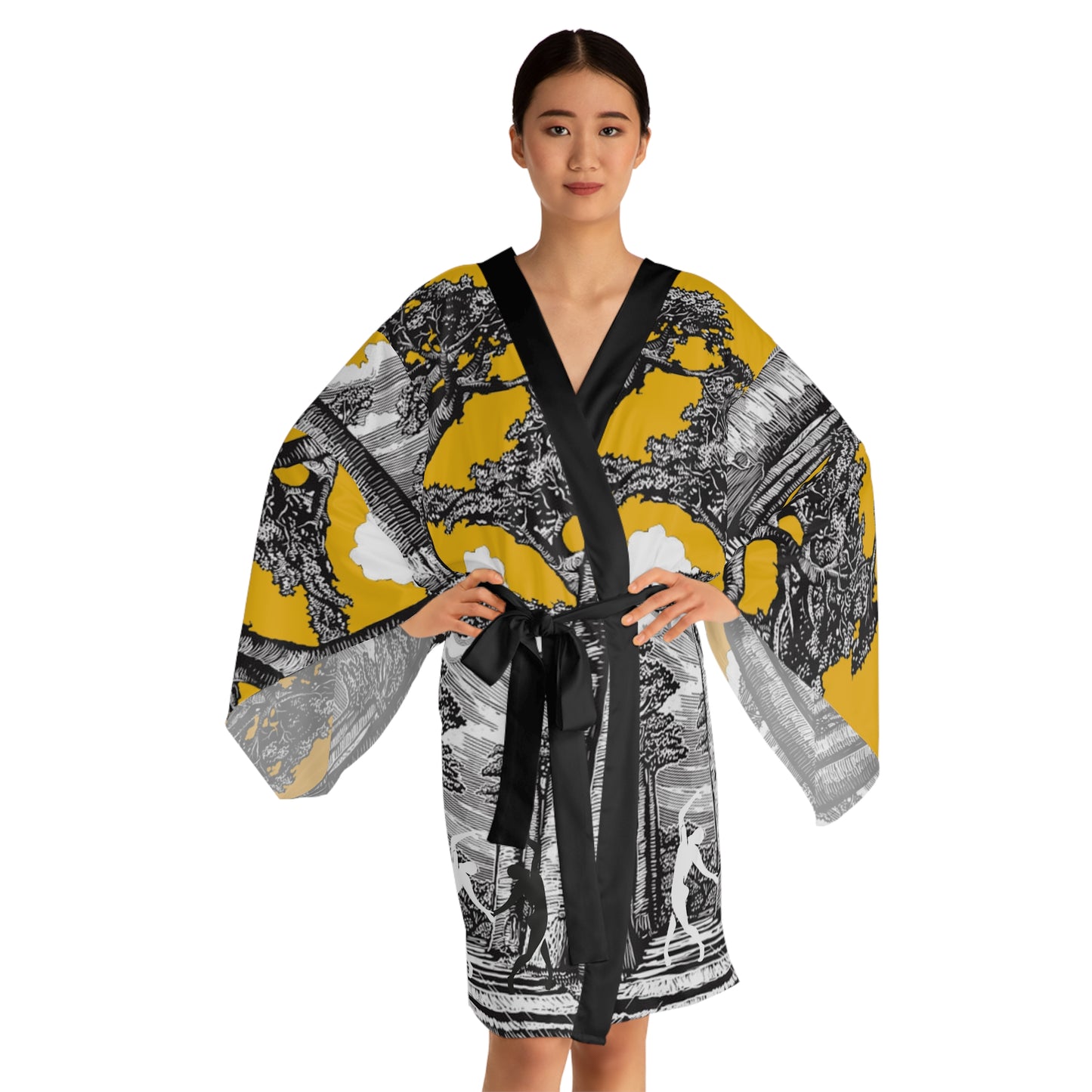 Long Sleeve SOLSTICE BAOBAB Kimono Robe (AOP)