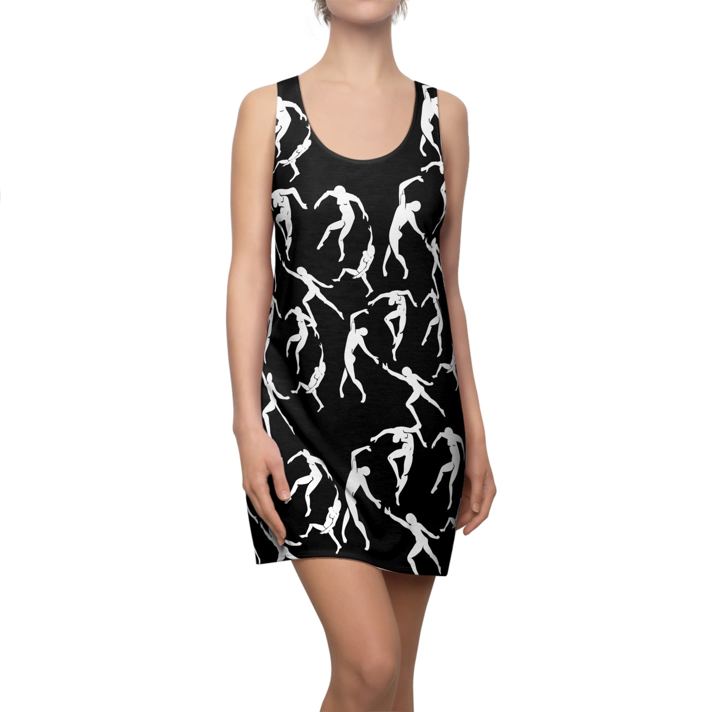 Women's Solstice Dance W Cut & Sew Racerback Dress (AOP)