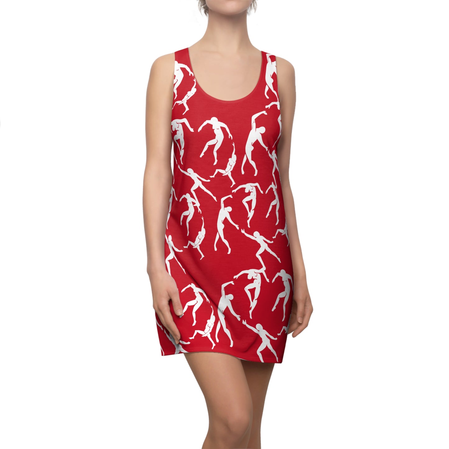 Women's Solstice Dance W Cut & Sew Racerback Dress (AOP)