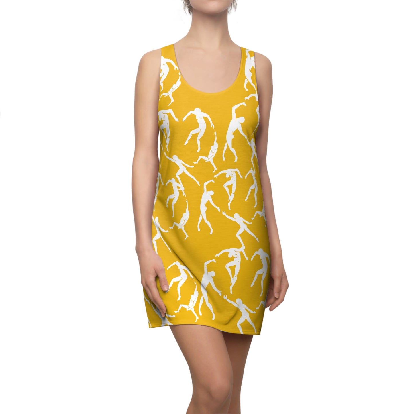 Women's Solstice Dance W Cut & Sew Racerback Dress (AOP)