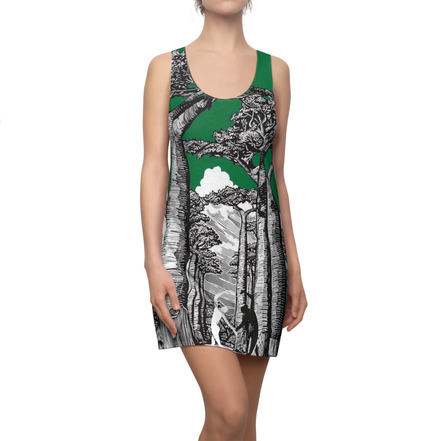 Women's BAOBAB Cut & Sew Racerback Dress (AOP)